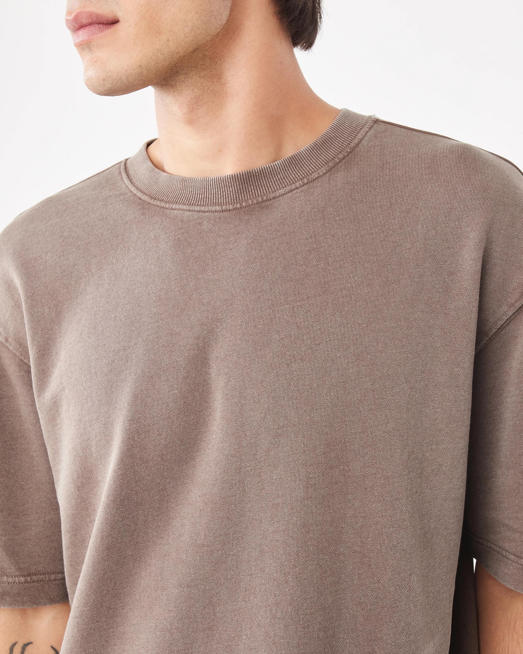 7 Terry Oversized T-shirt Brn Coffee, 7 of 9