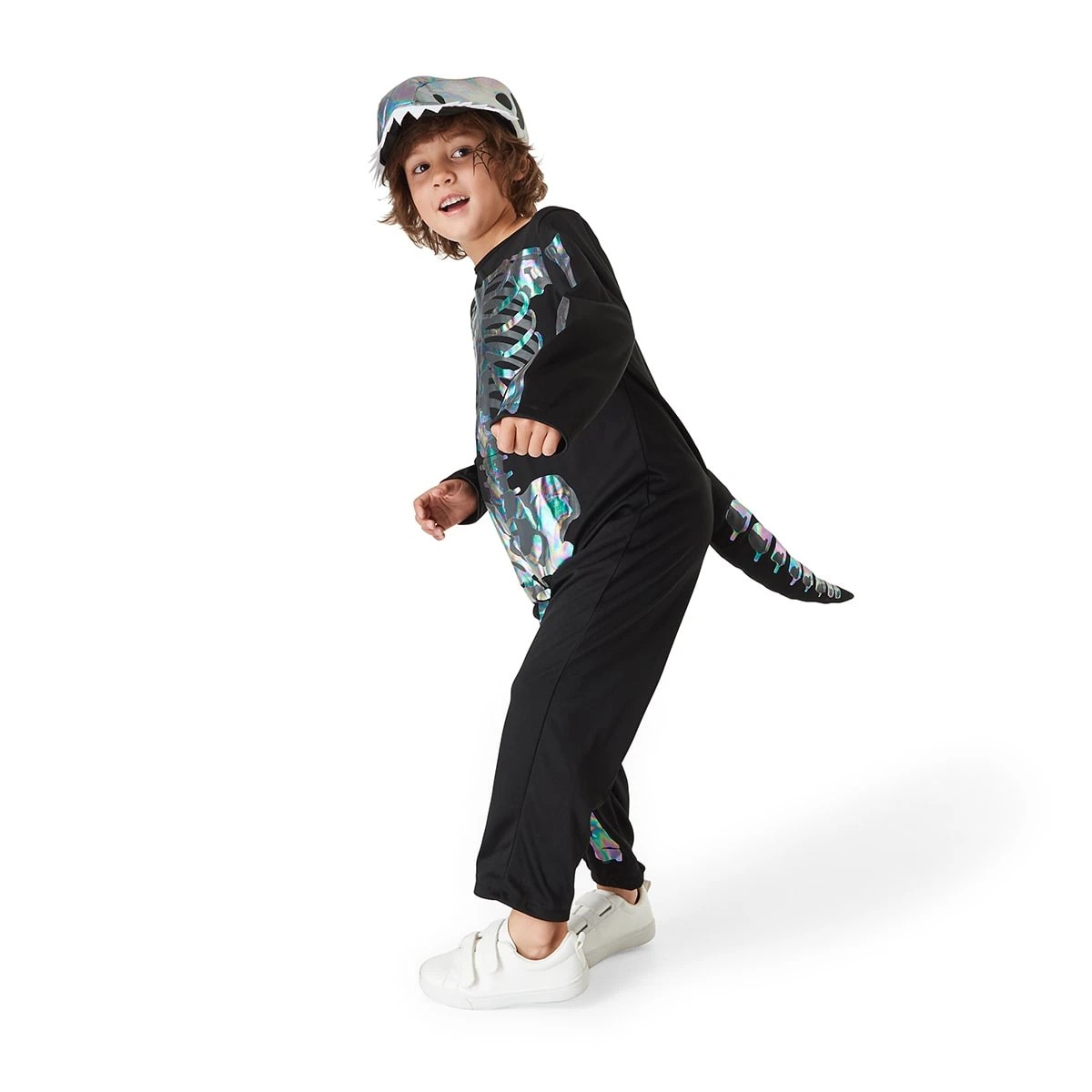 3 2 Piece Skeleton Dinosaur Costume - Ages 4-6, 3 of 10