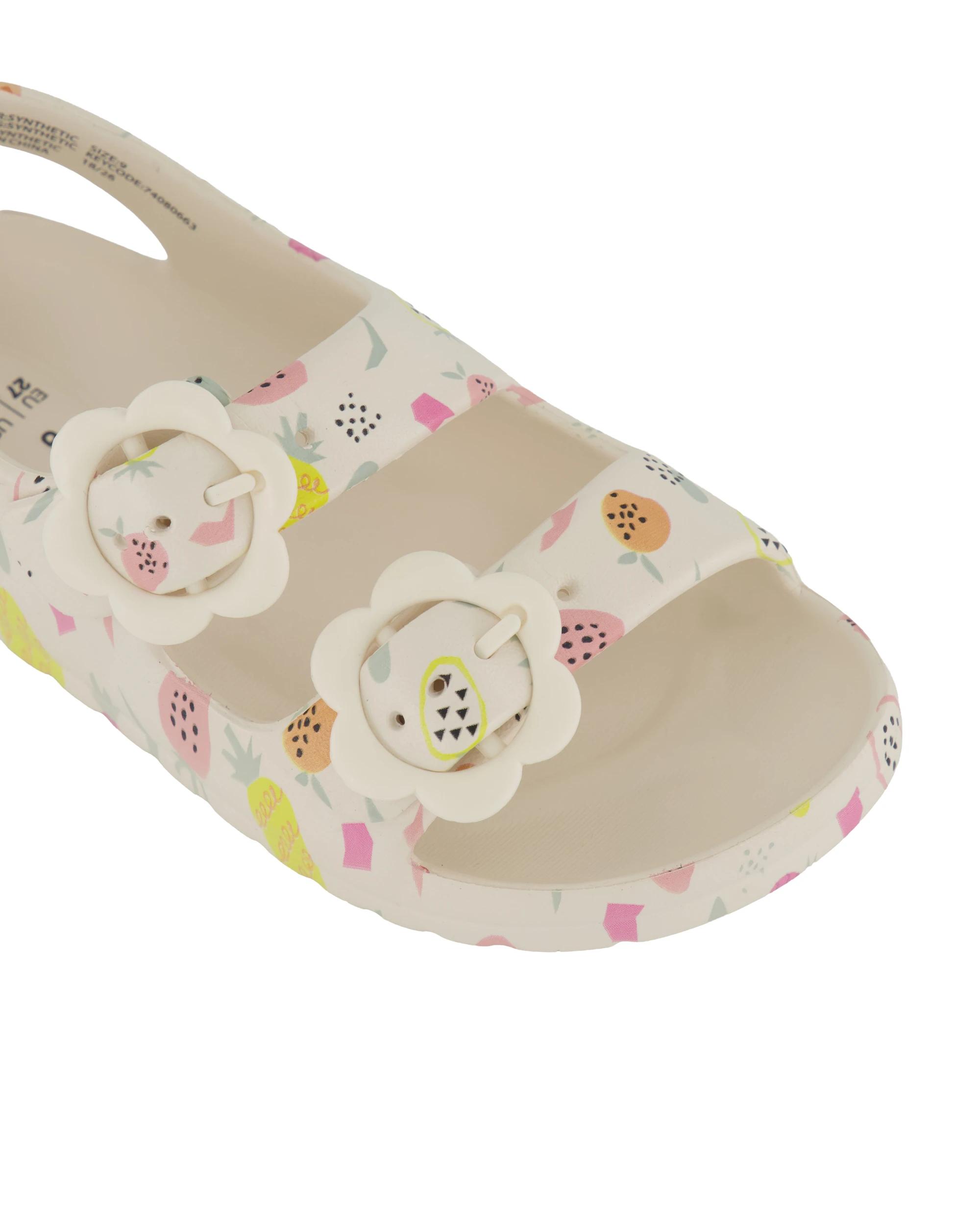 4 Junior Double Strap Slides Fruit, 4 of 4
