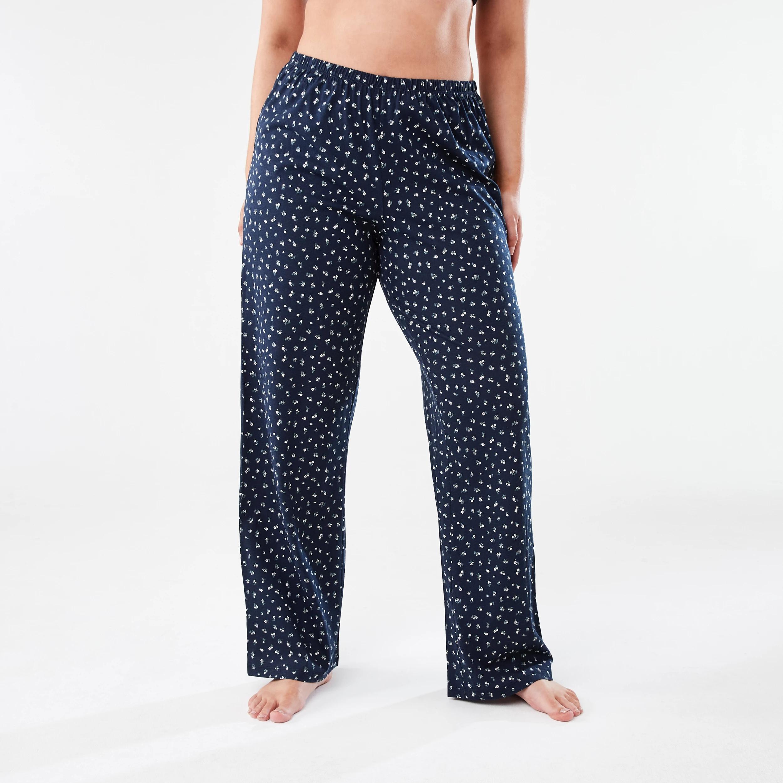 1 Print Knit Pants DITSY NAVY BLAZER, 1 of 4