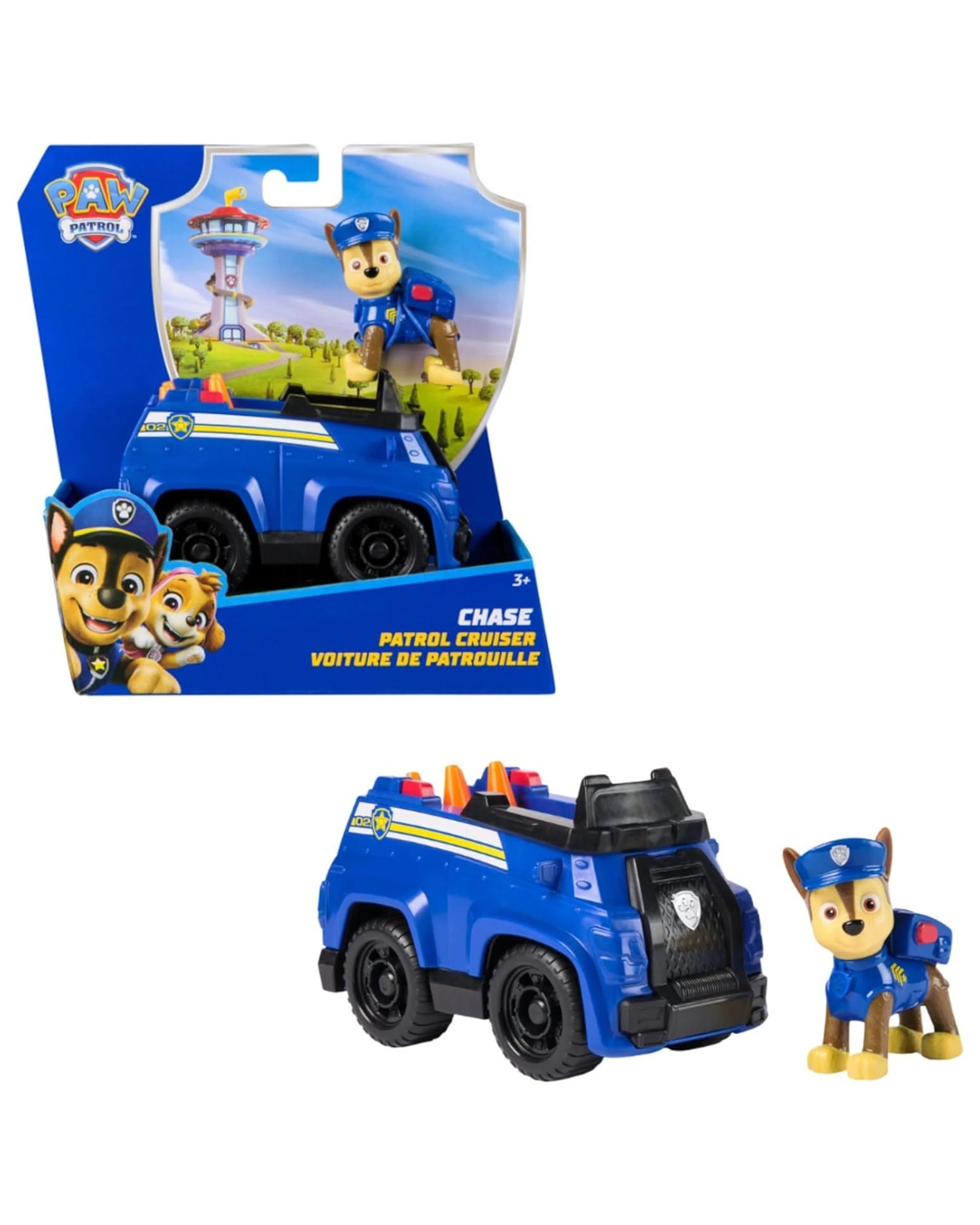 1 Paw Patrol Sustainable Basic Vehicle Chase Patrol Cruiser, 1 of 4
