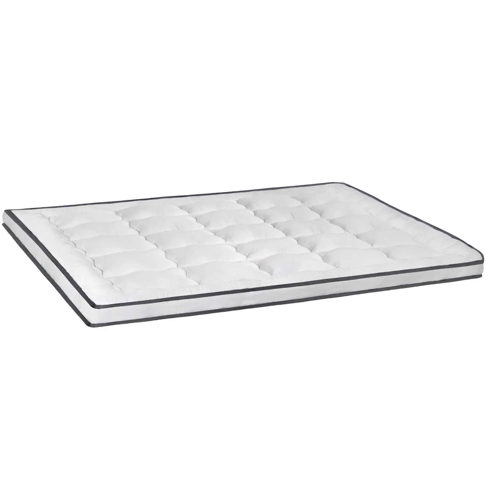 1 Starry Eucalypt Mattress Topper Pillowtop Luxury Bedding Mat Cover 9cm - Double Bed, 1 of 6