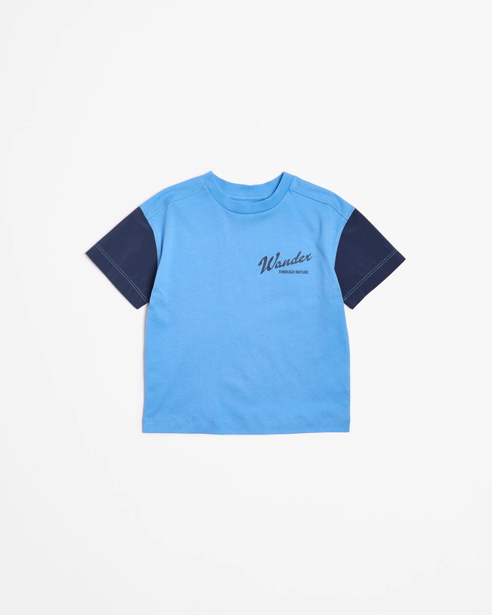 6 Target Australian Cotton And Nylon Blend Oversized T-shirt BLUE, 6 of 7