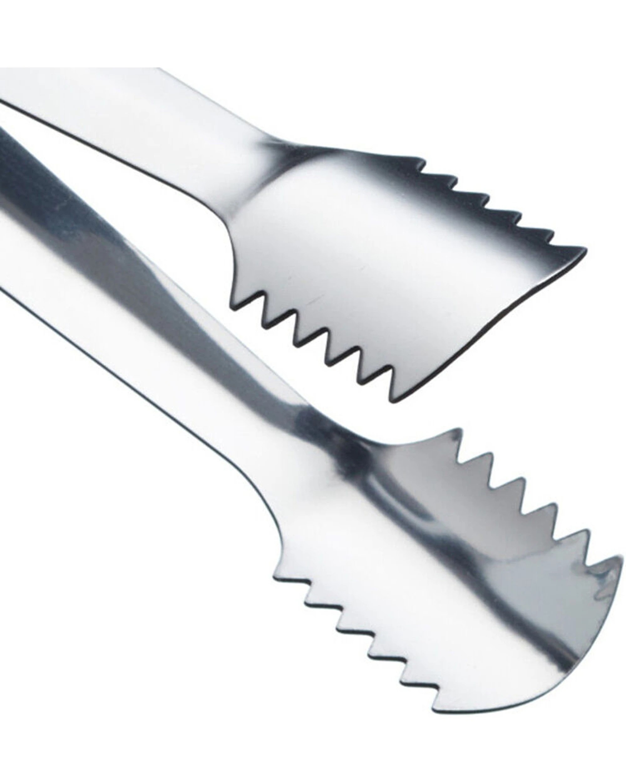 4 BarCraft 4PK Ice Serving Tongs Stainless Steel 16cm Kitchen Utensils - Silver, 4 of 7