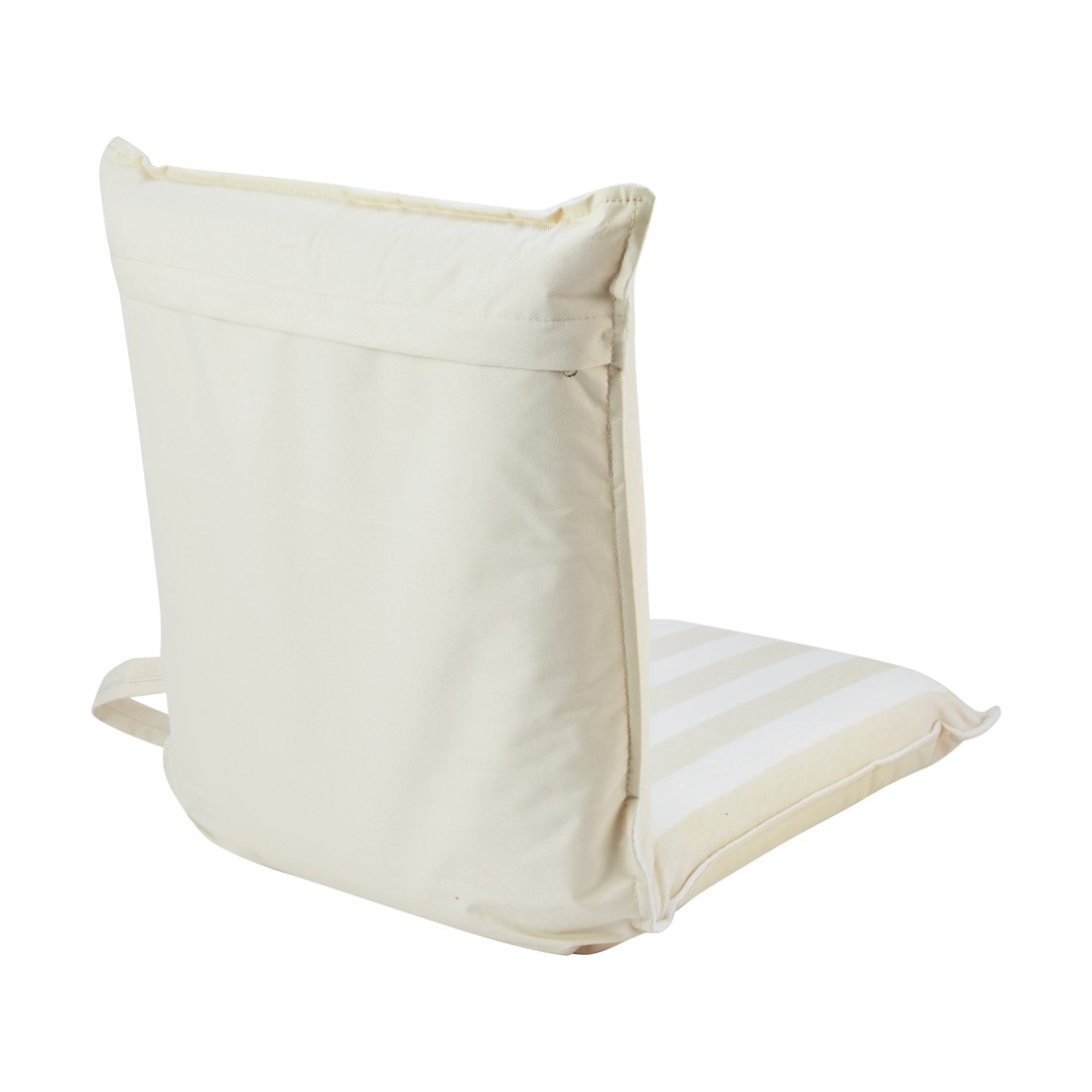 4 Towelling Recliner - Natural Stripe, 4 of 8