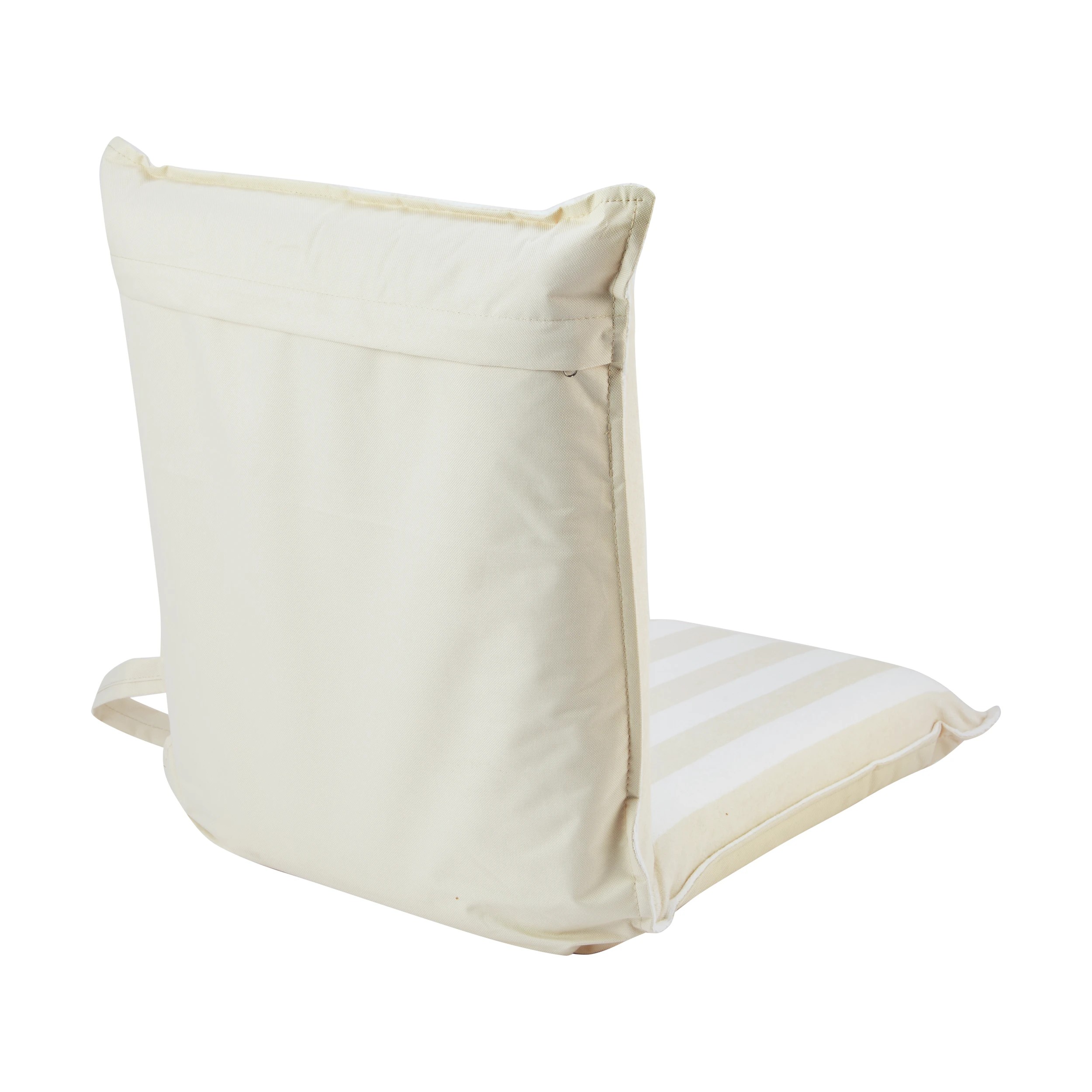 4 Towelling Recliner - Natural Stripe, 4 of 8