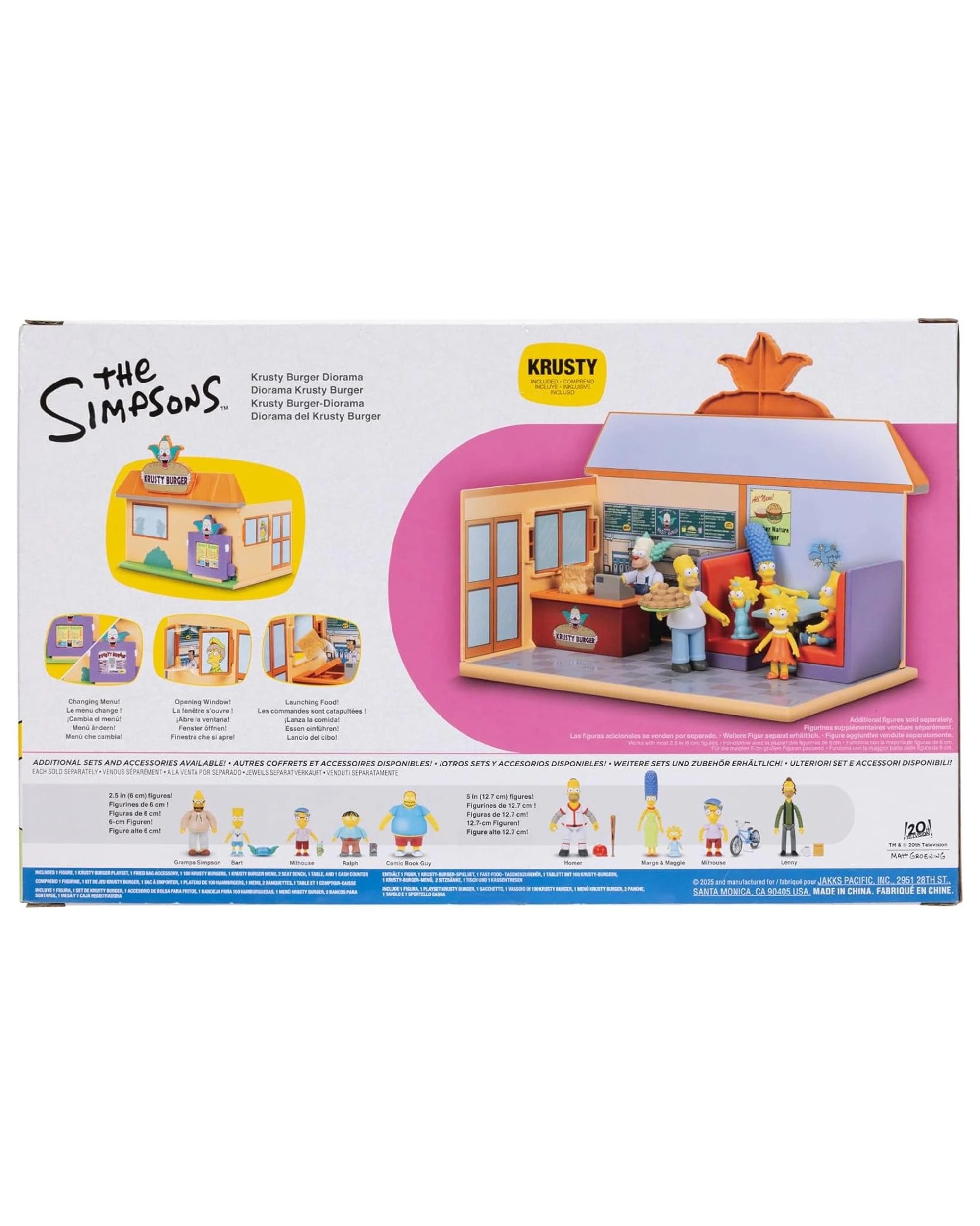 8 The Simpsons Krusty Burger Diorama 2.5 inch Scale Playset, 8 of 9