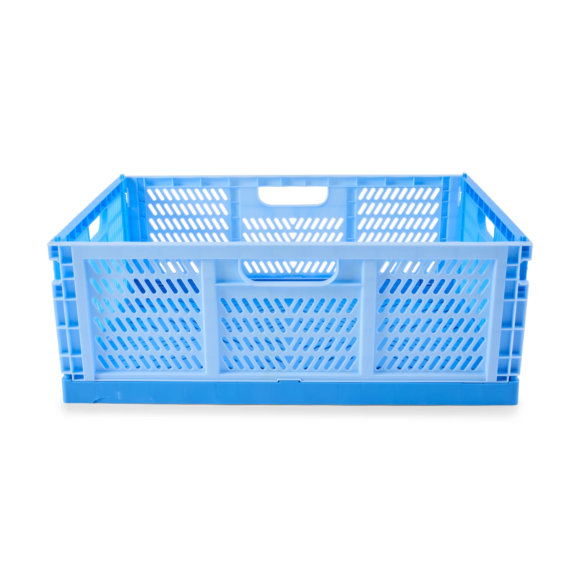 5 30L Collapsible Crate - Large, Blue, 5 of 10