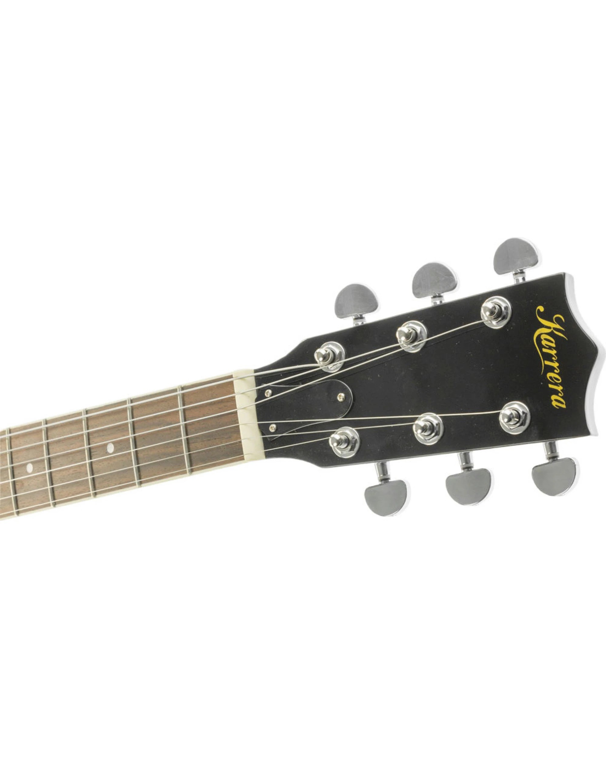 7 Karrera 6 String Resonator Banjo Guitar - Black, 7 of 7