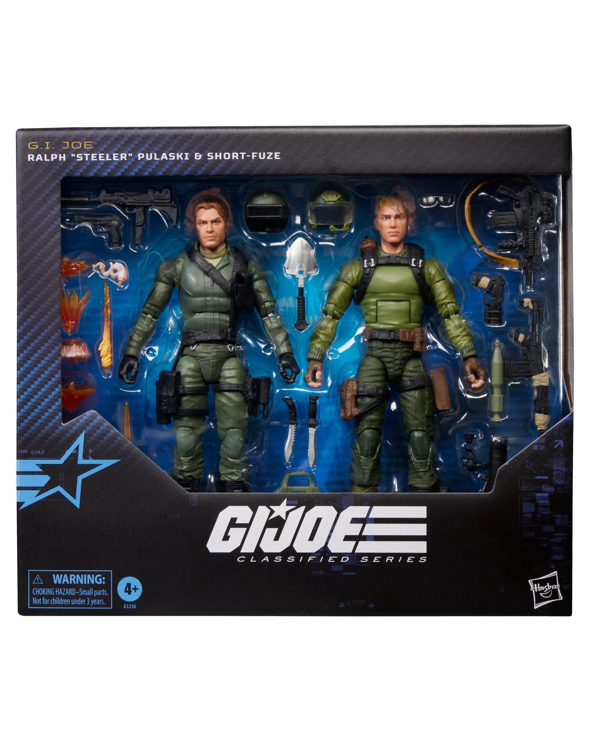 1 G.I. Joe Classified Series #181 Ralph "Steeler" Pulaski and Short-Fuze Action Figures, 1 of 10