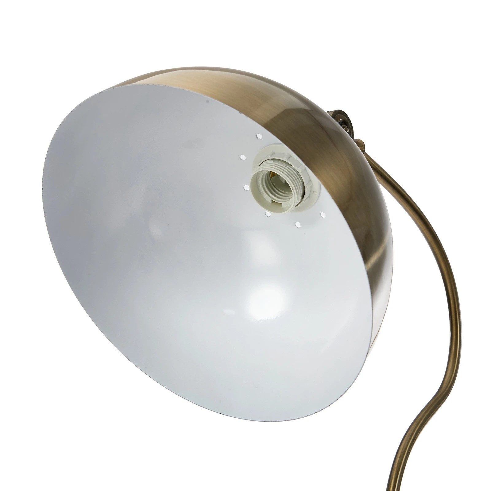 6 Oikiture Floor Lamps Standing Lamp Metal Frame Bronze-finish - Bronze, 6 of 9