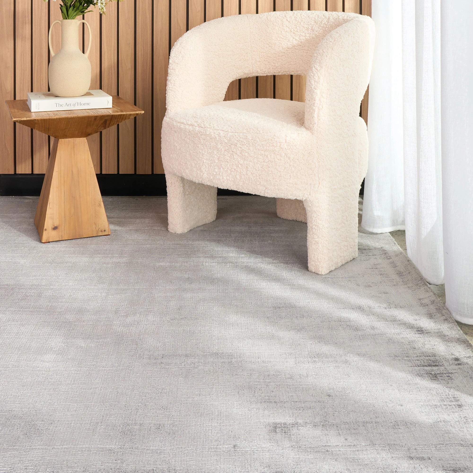 2 Common Ground Rugs Serene Grey 400x300cm - Extra Extra Large Hand Loomed Rug - Grey, 2 of 9