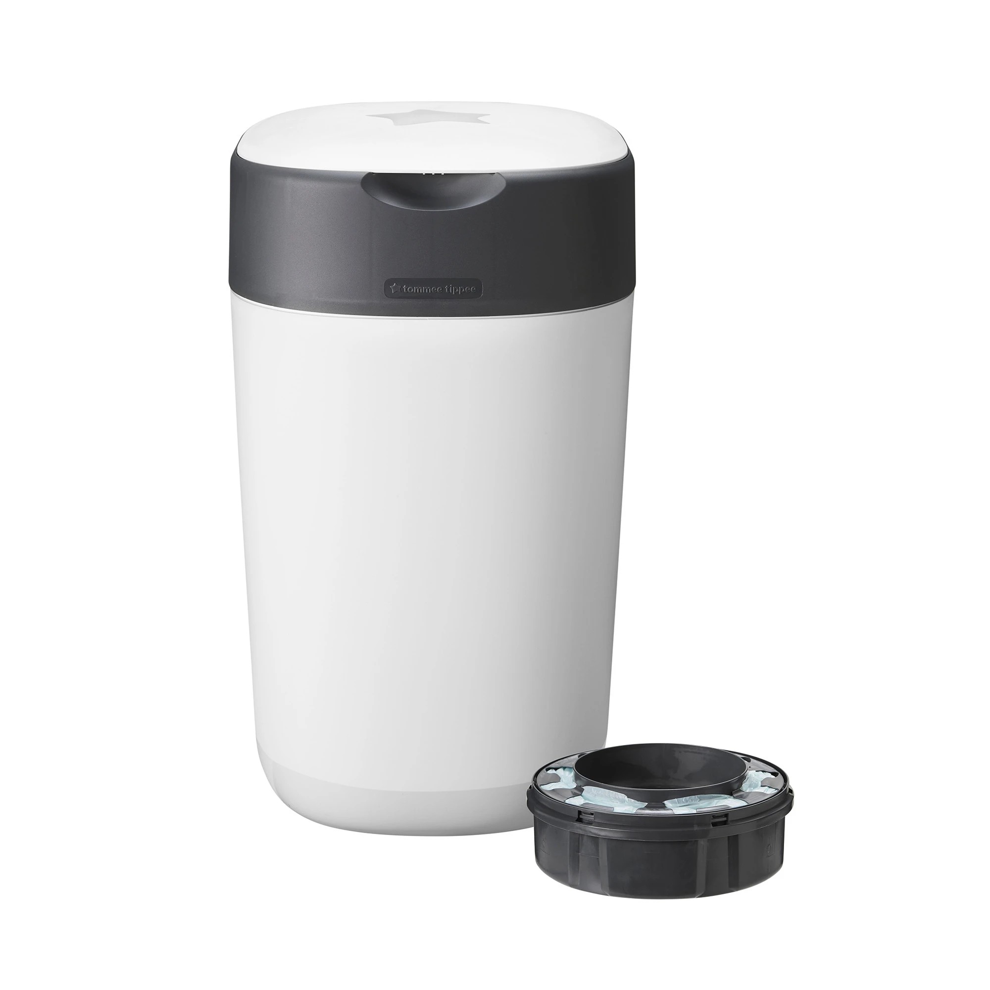 9 Tommee Tippee Twist & Click Advanced Nappy Disposal System - White, 9 of 10