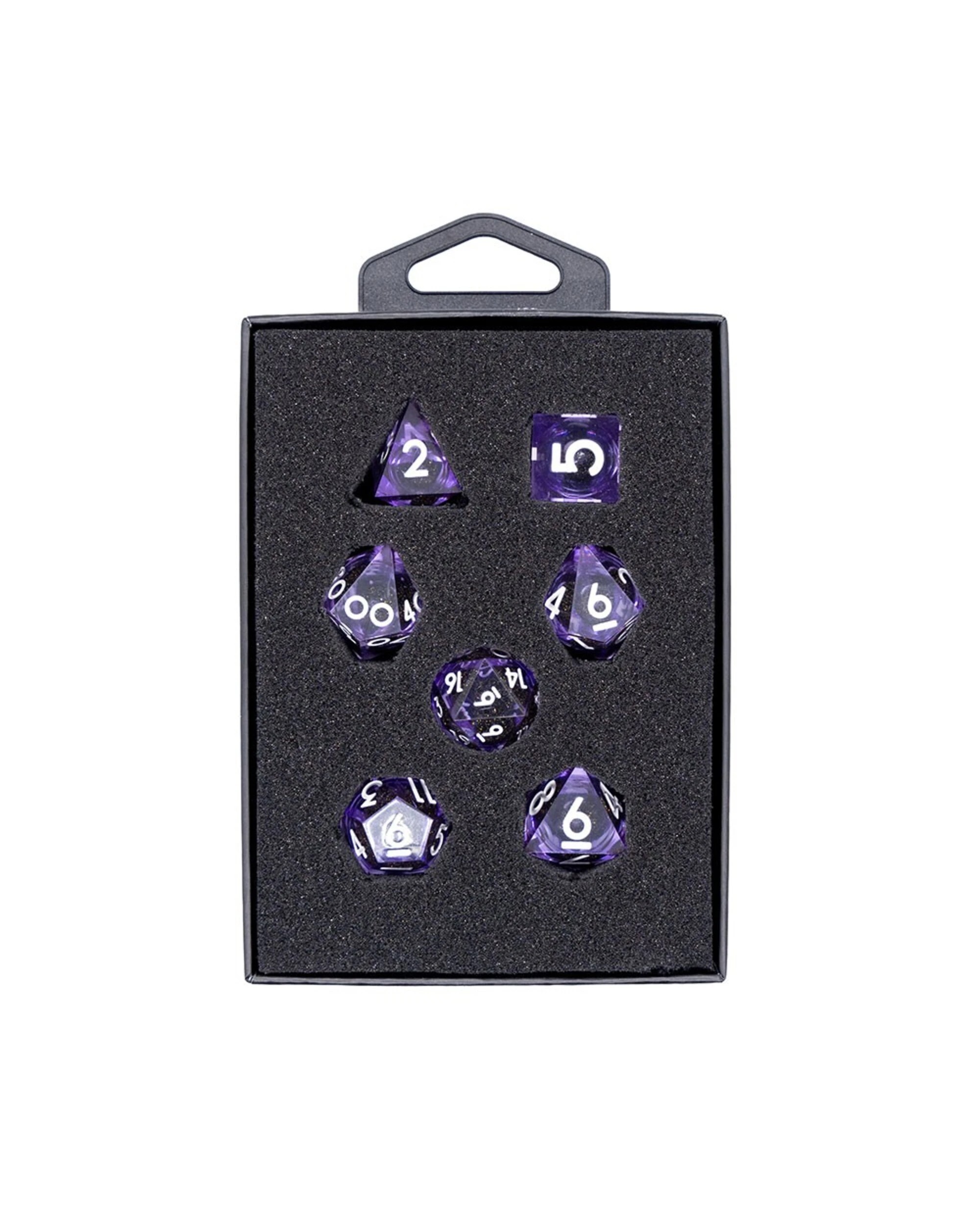 2 Tabletop - RPG 7-Set Dice - Glitter Purple, 2 of 3