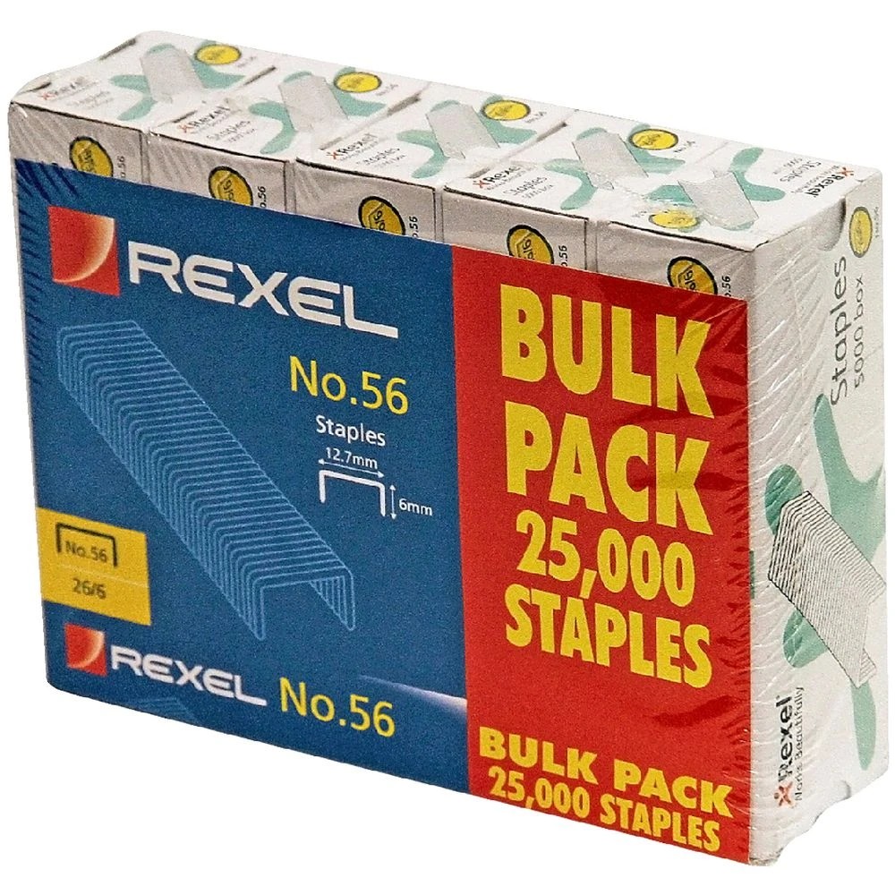 1 Rexel No.56 26/6 Staples 25000 Pack, 1 of 2