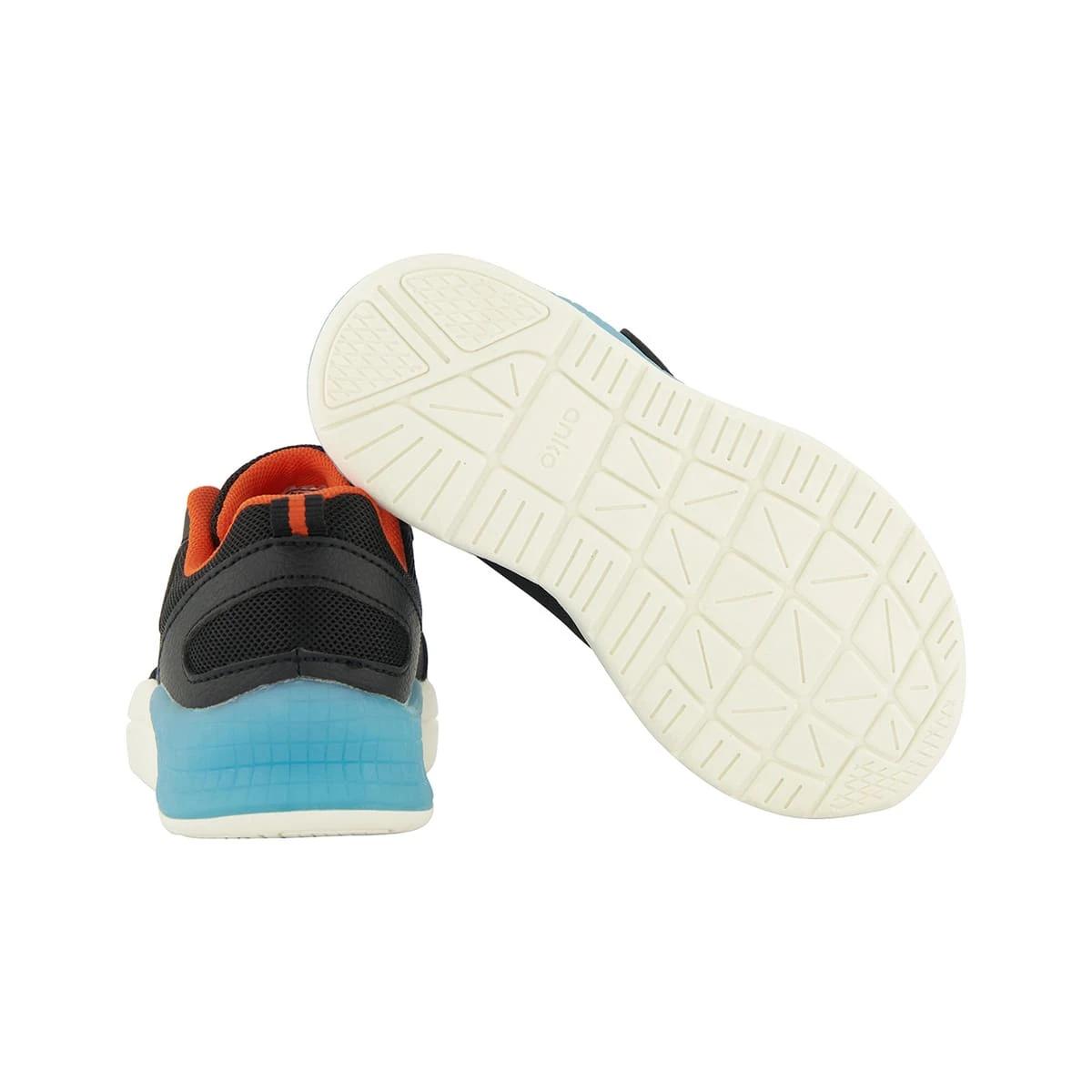 5 Junior Light Up High Top Shoes Black, 5 of 6