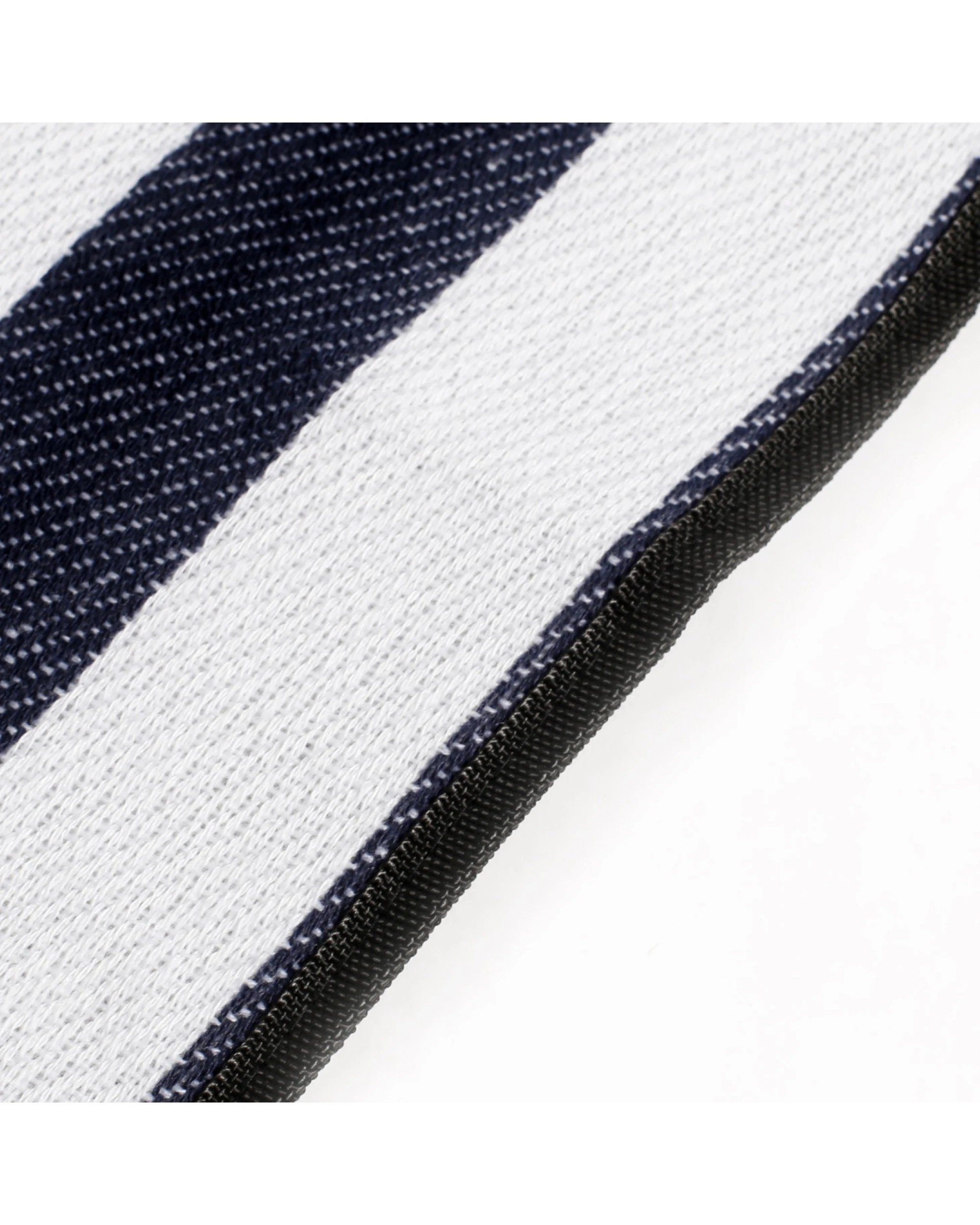 4 Sherwood Home Striped Picnic Blanket 200x150cm - Blue and White, 4 of 5