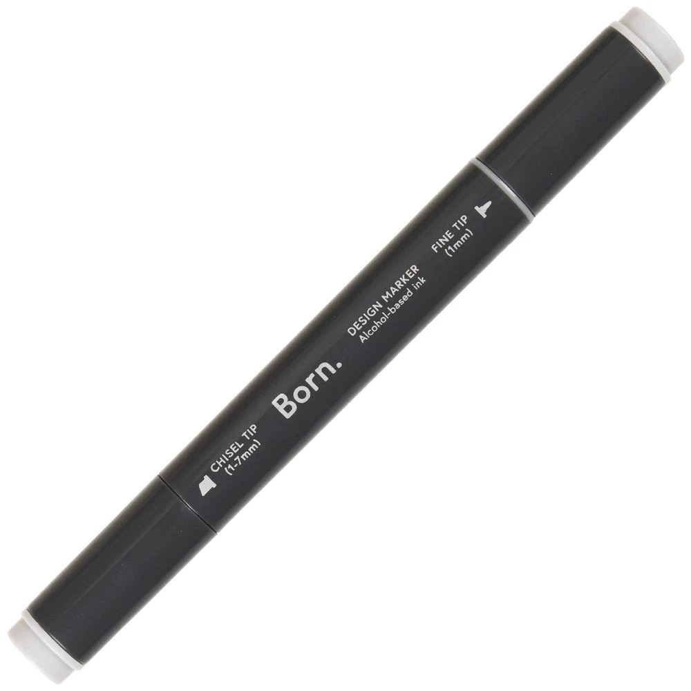 4 Born Professional Dual-Tip Artist Marker Warm Grey WG170, 4 of 4