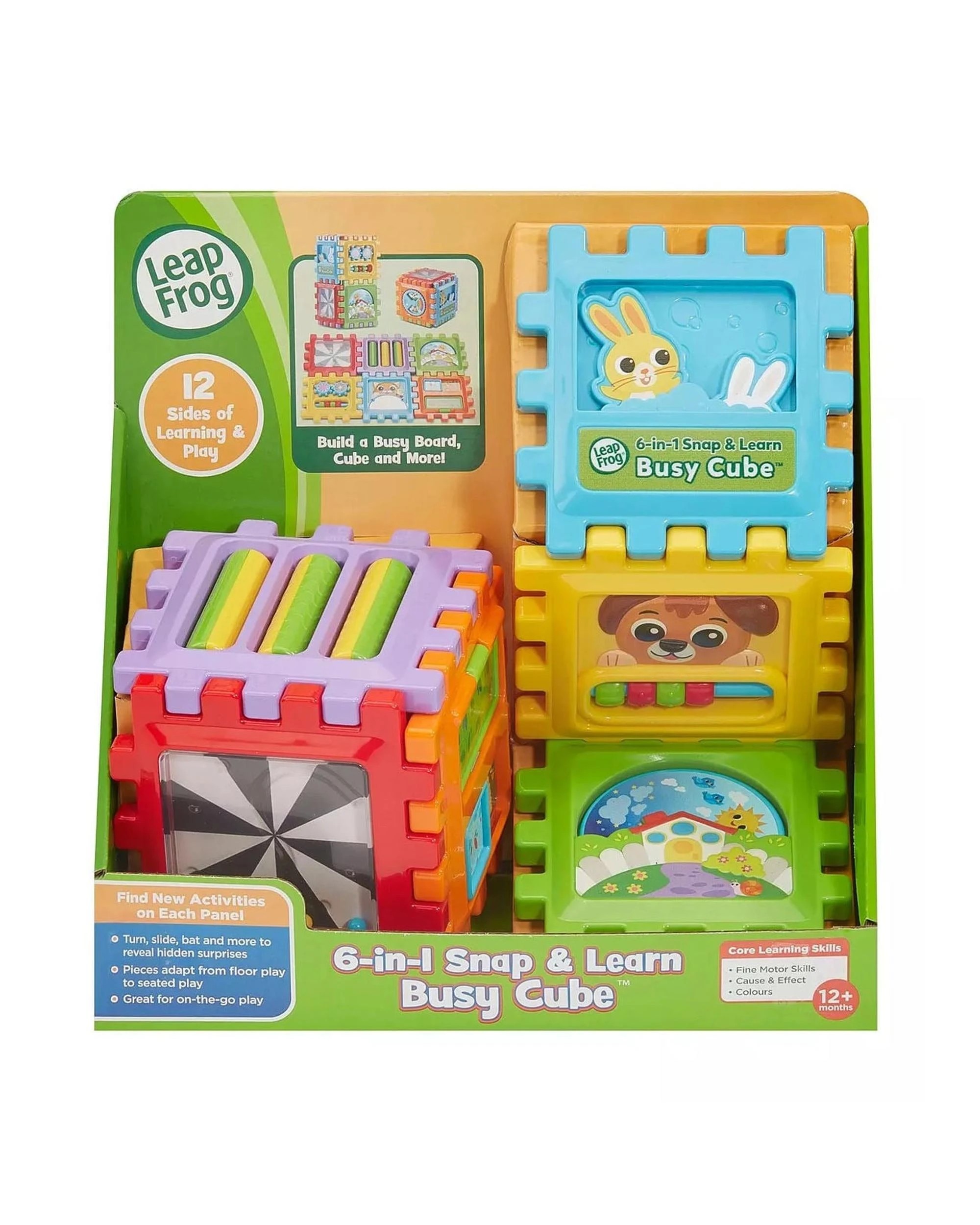 1 LeapFrog 6-in-1 Snap and Learn Busy Cube, 1 of 7