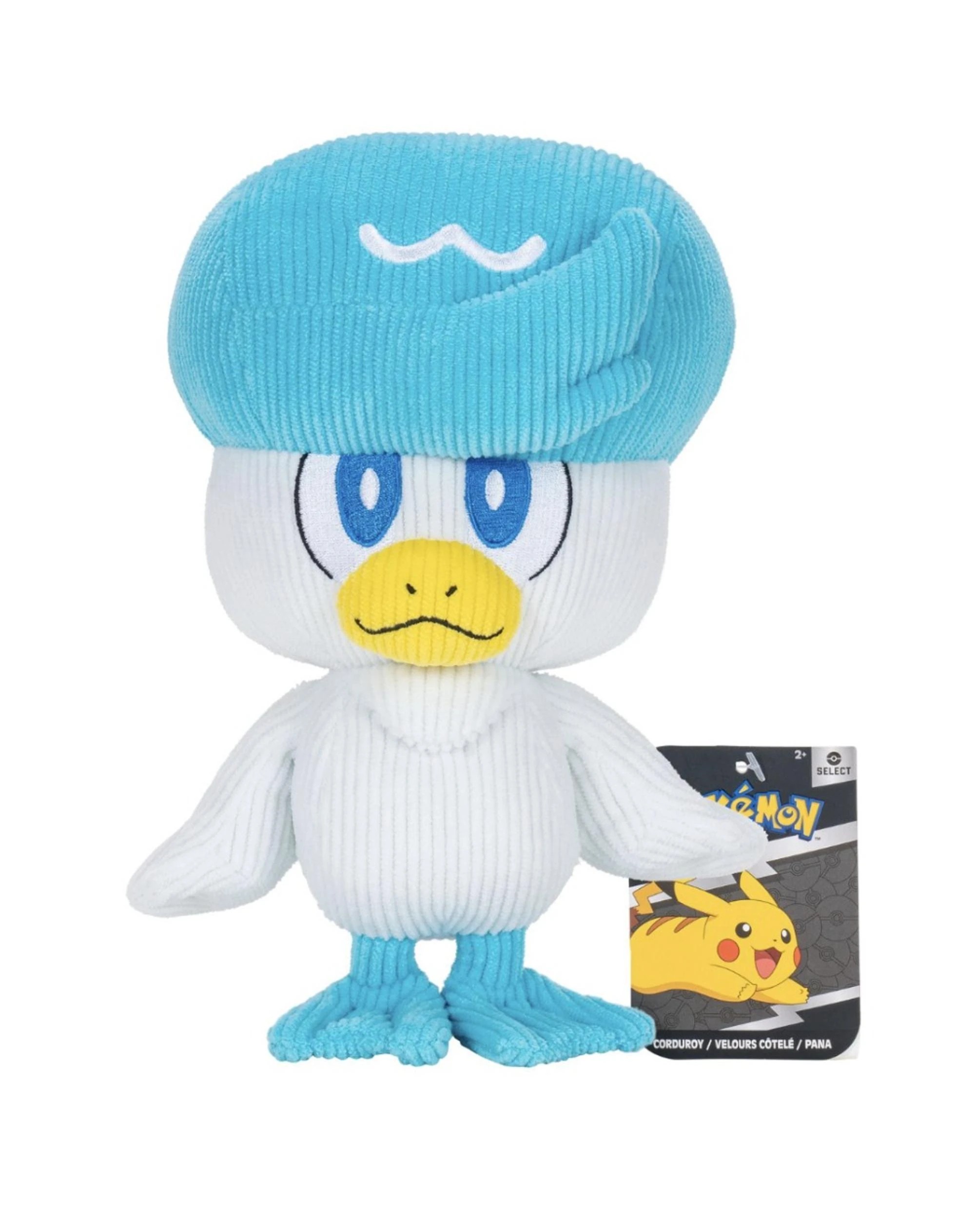 1 Pokemon Select Quaxly Corduroy 8 inch Plush, 1 of 1