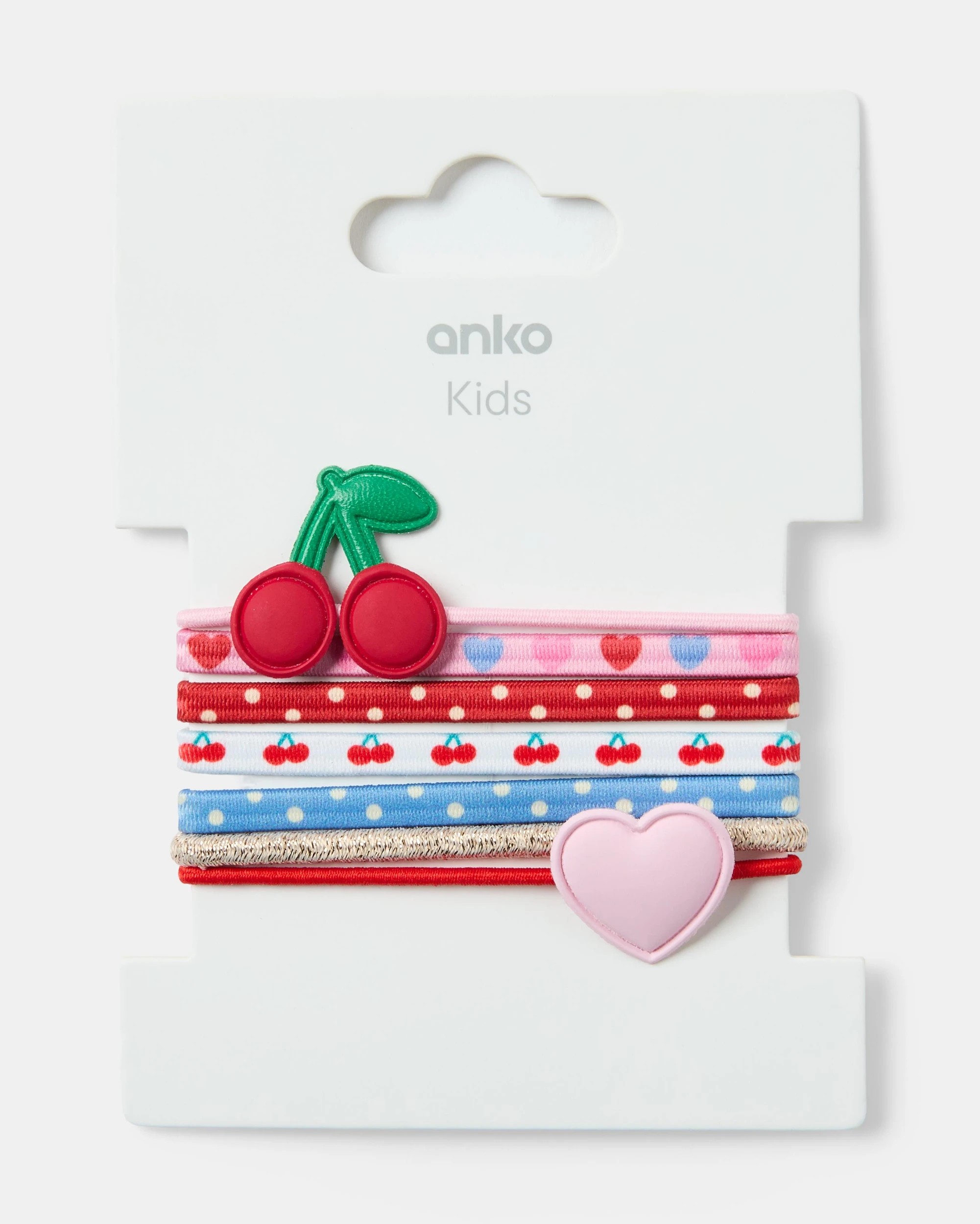 3 7 Pack Hair Tie - Cherry, 3 of 3