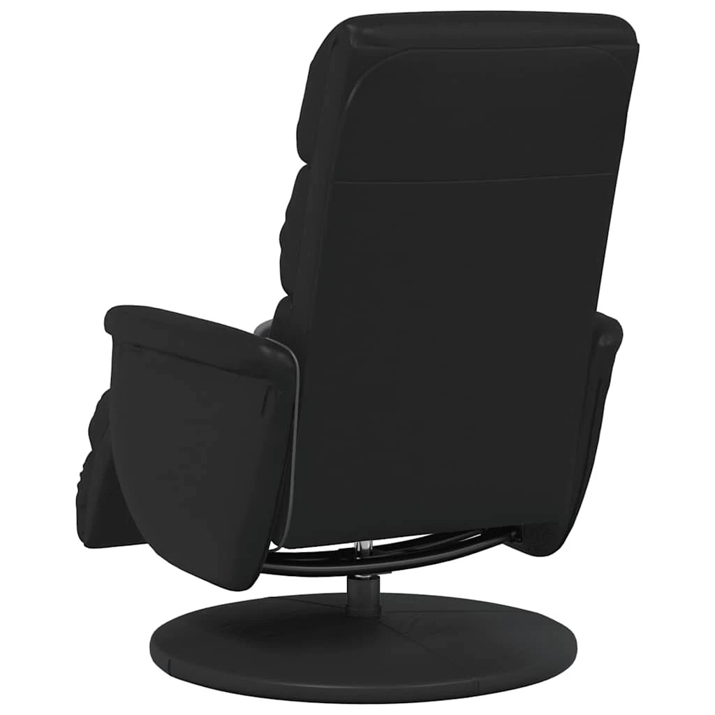 7 vidaXL Contemporary Massage Recliner Chair Footrest - Black, 7 of 9