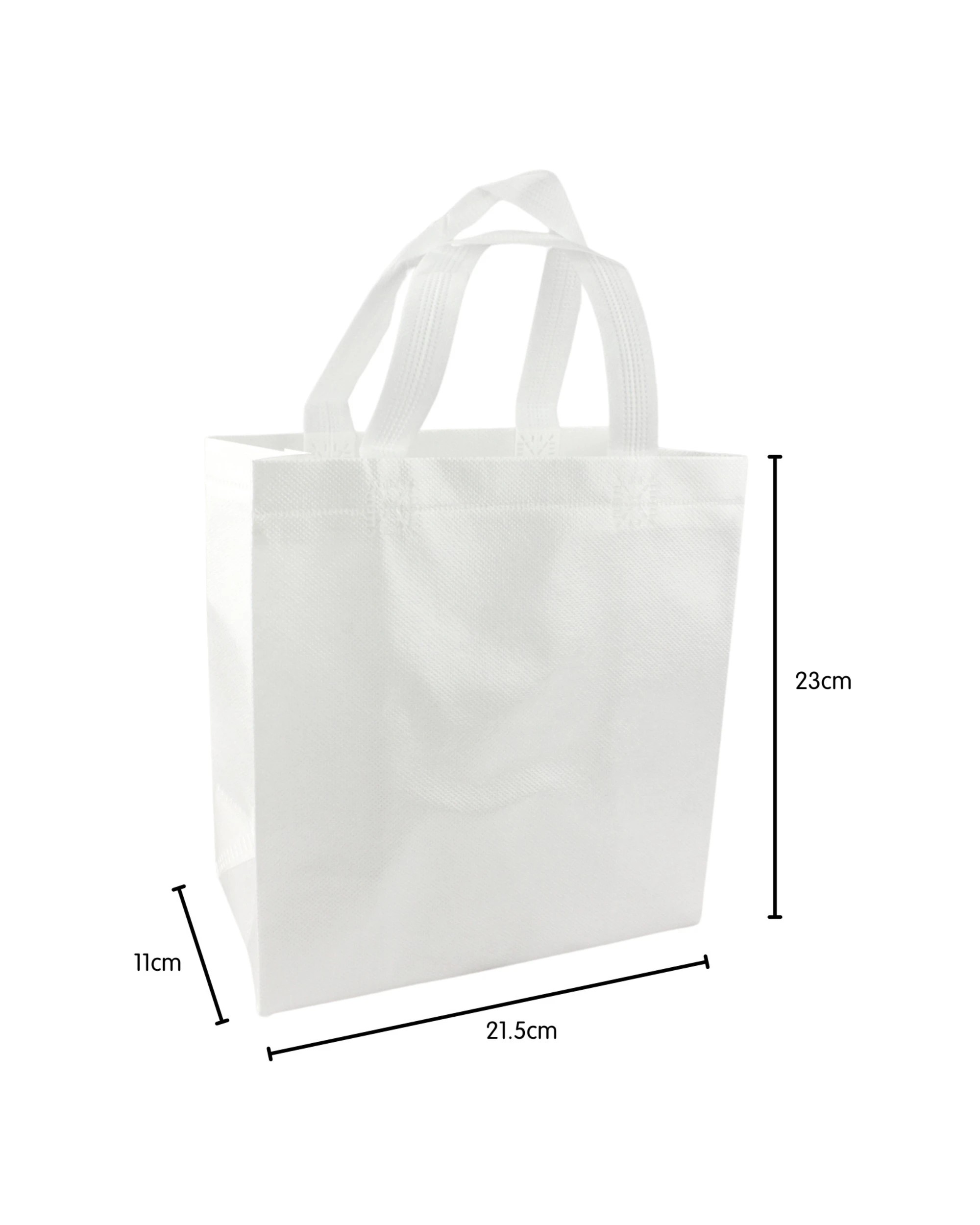 2 Party Maker Party Tote Bags Pack of 12 - White, 2 of 3