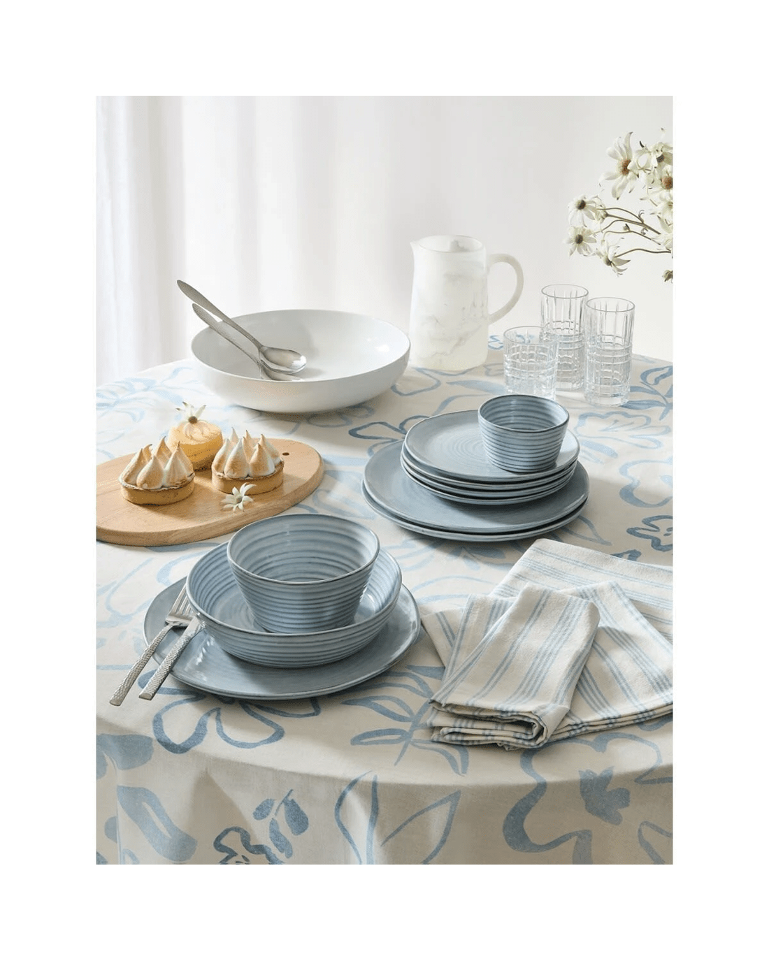 6 Blue Swirl Side Plate, 6 of 6