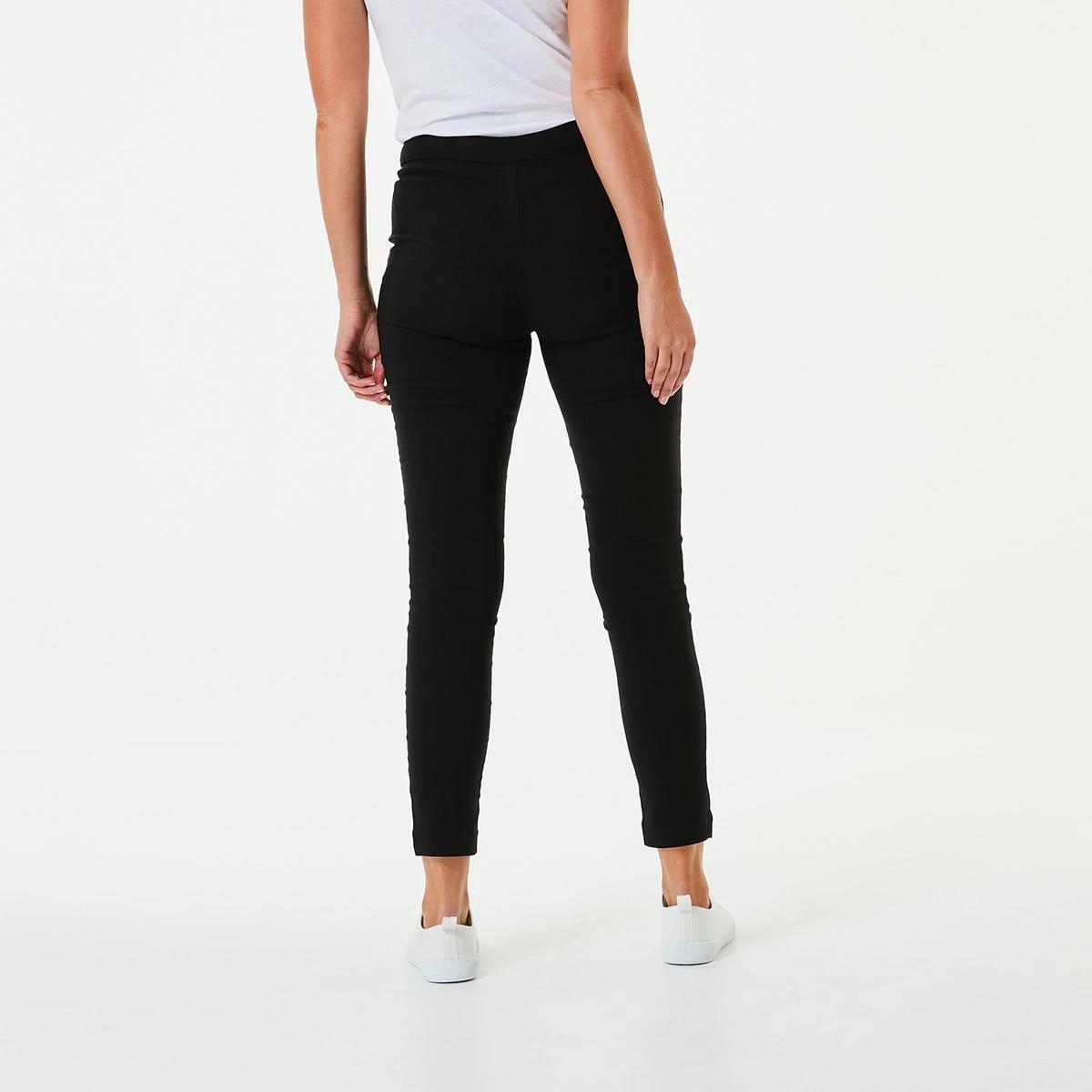3 High Rise Skinny Pants BLACK, 3 of 5