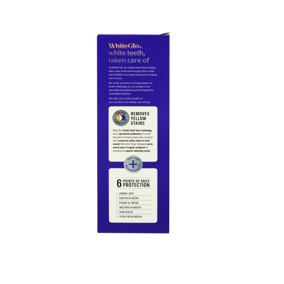 2 White Glo Purple Whitening Toothpaste 115g - Bubblegum Flavour, 2 of 2