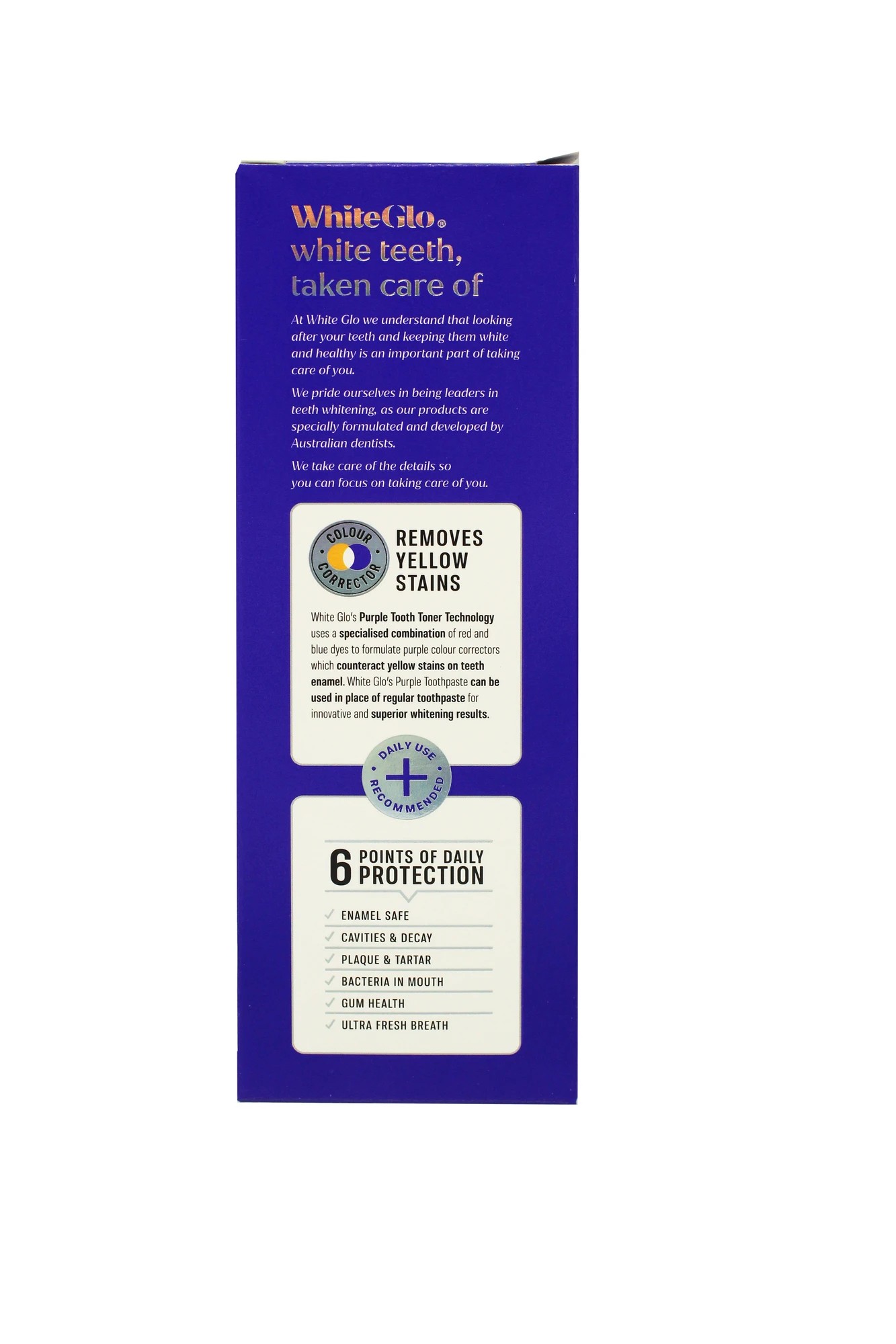 2 White Glo Purple Whitening Toothpaste 115g - Bubblegum Flavour, 2 of 2