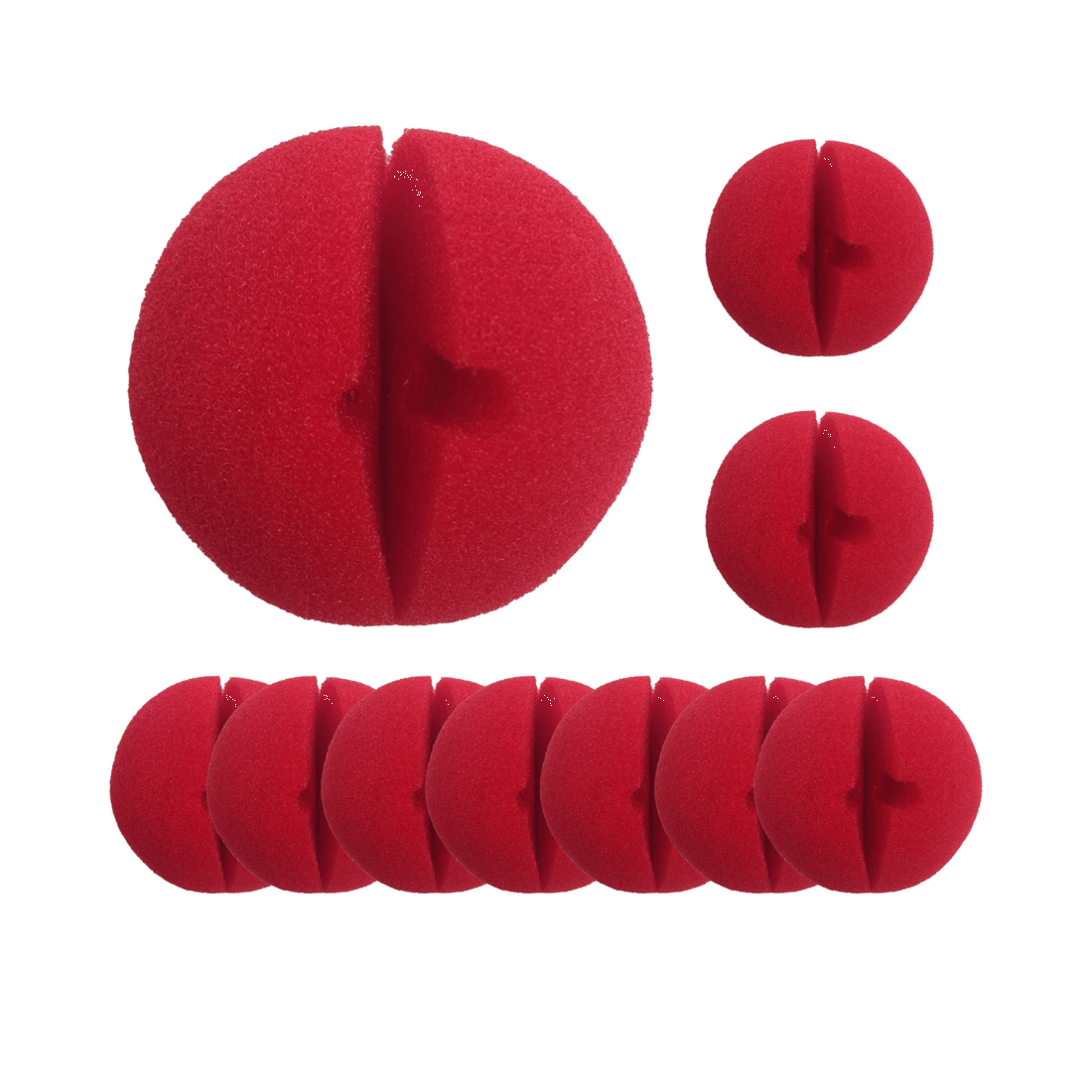 7 BR Costumes Soft Clown Noses for Costume Dress-Up, Pack of 10, 7 of 9