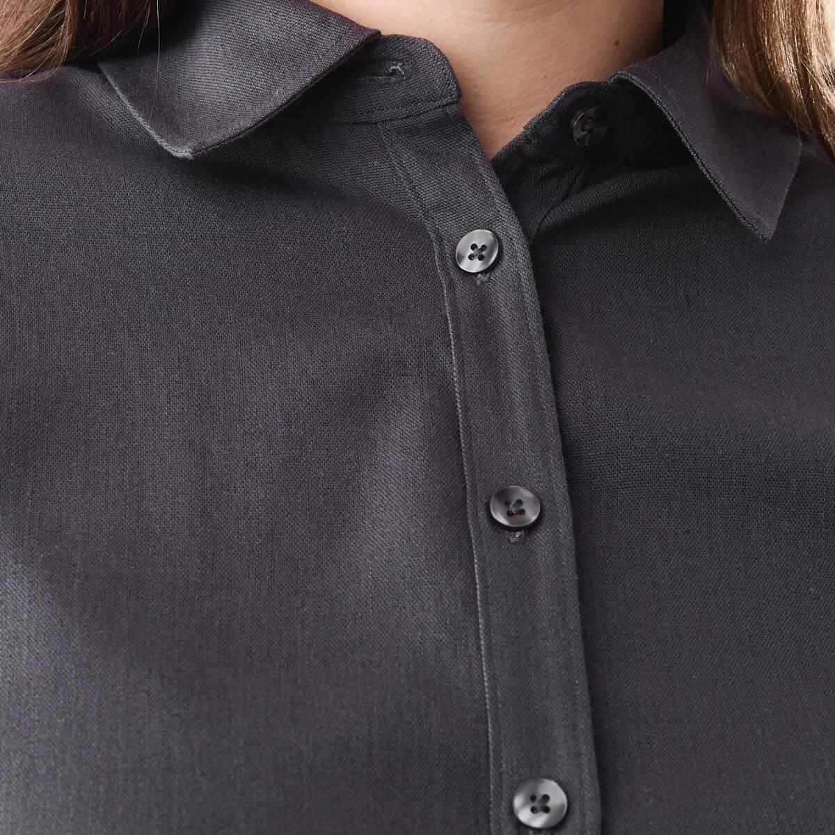 5 Curve Long Sleeve Shirt Nine Navy, 5 of 5