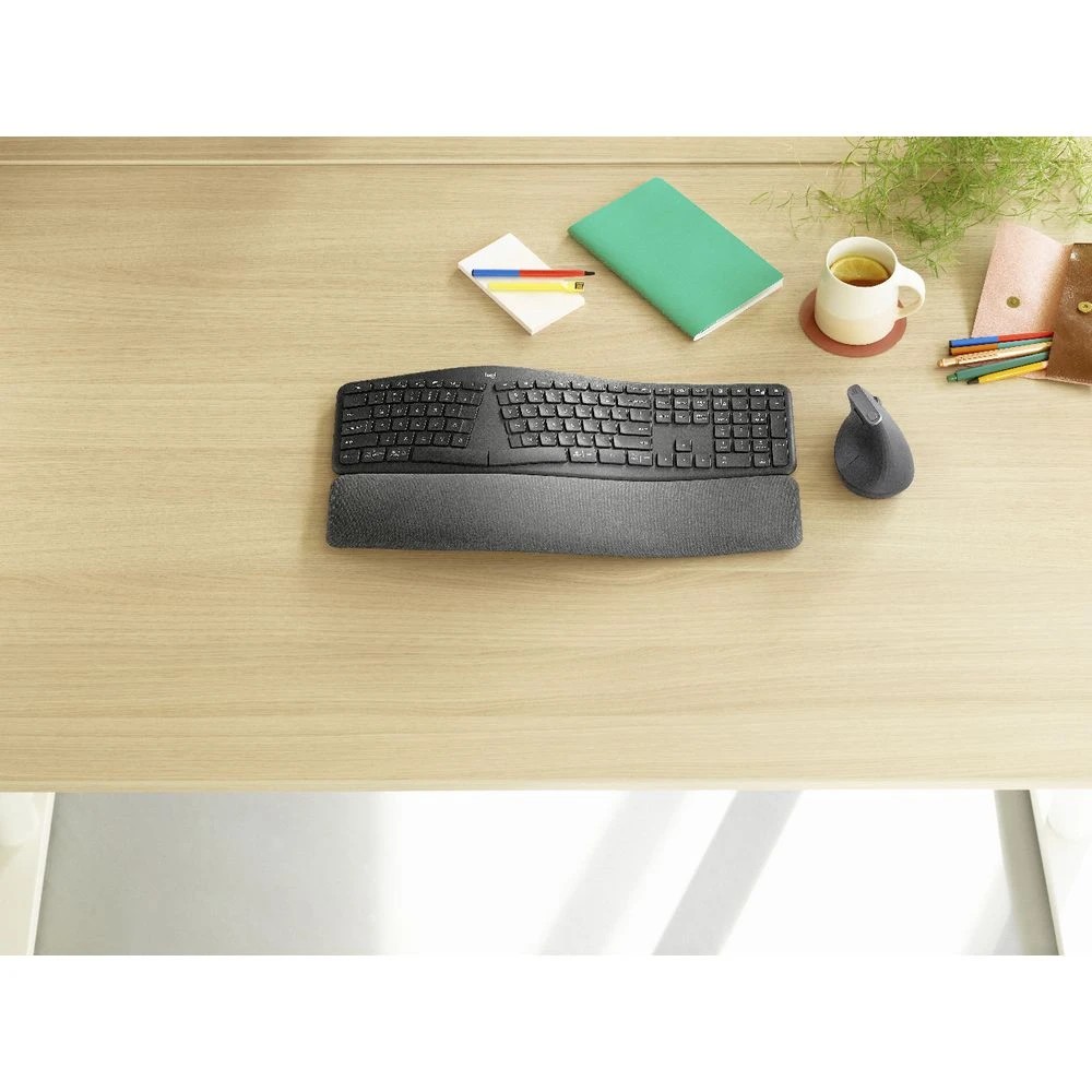 4 Logitech ERGO K860 Wireless Keyboard Black, 4 of 9