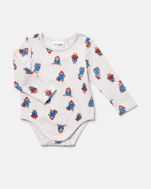 Paddington Bear License Long Sleeve Print Body