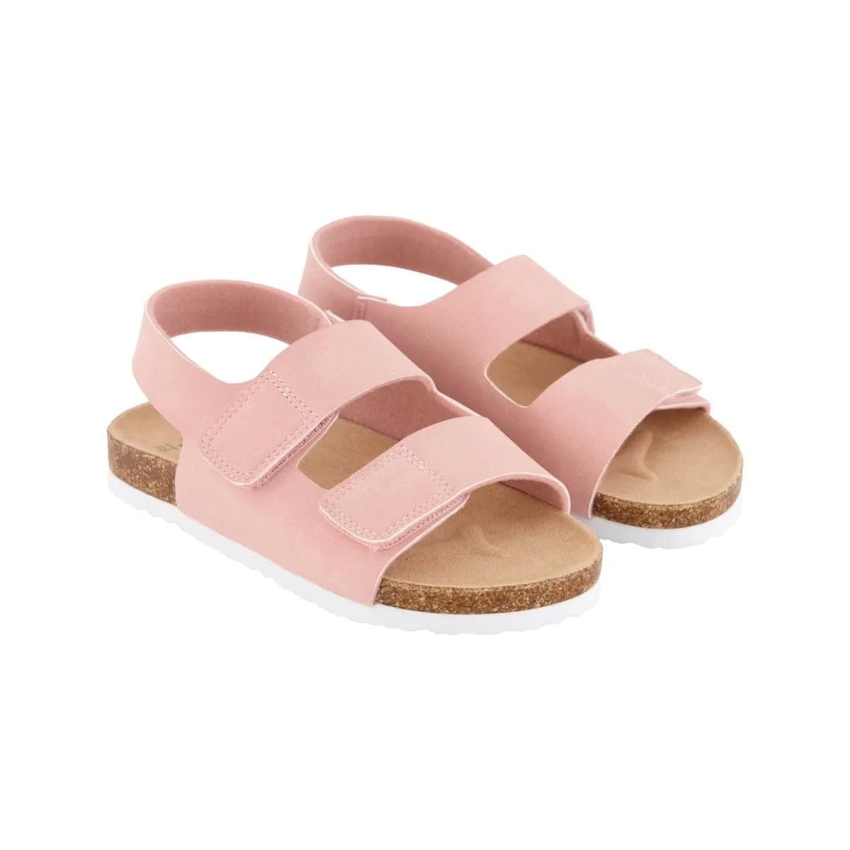 2 Junior Corduroy Corkbed Sandals SILVER PINK, 2 of 4