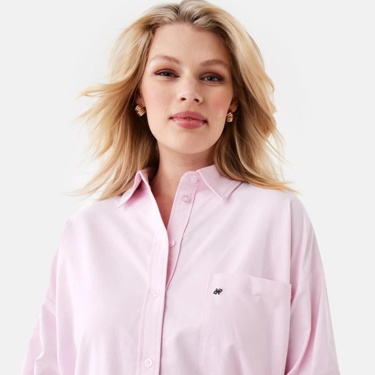 5 Long Sleeve Oxford Shirt LUNA PINK, 5 of 9