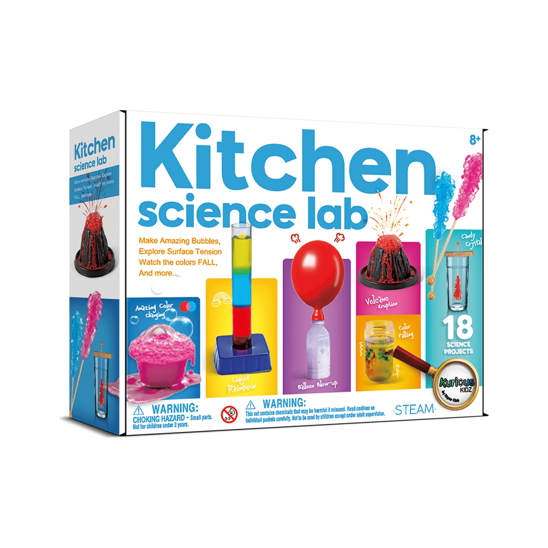 2 Kaper Kidz Kitchen Science Lab Kids Science Kit 8 Years Plus Educational Toy - Multi, 2 of 9