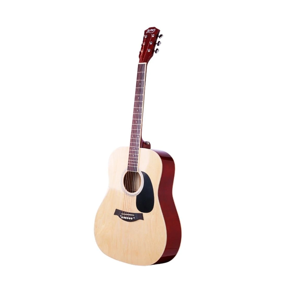 3 Alpha 41 Inch Acoustic Guitar Wooden Body Steel String Dreadnought Stand Wood - Multi, 3 of 7