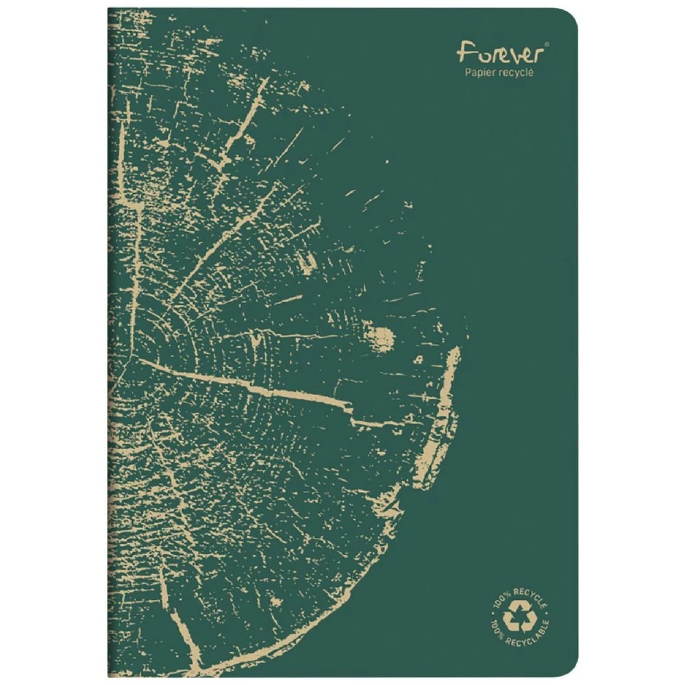 1 Clairefontaine Forever A4 Notebook Ruled 96 Page Green, 1 of 5