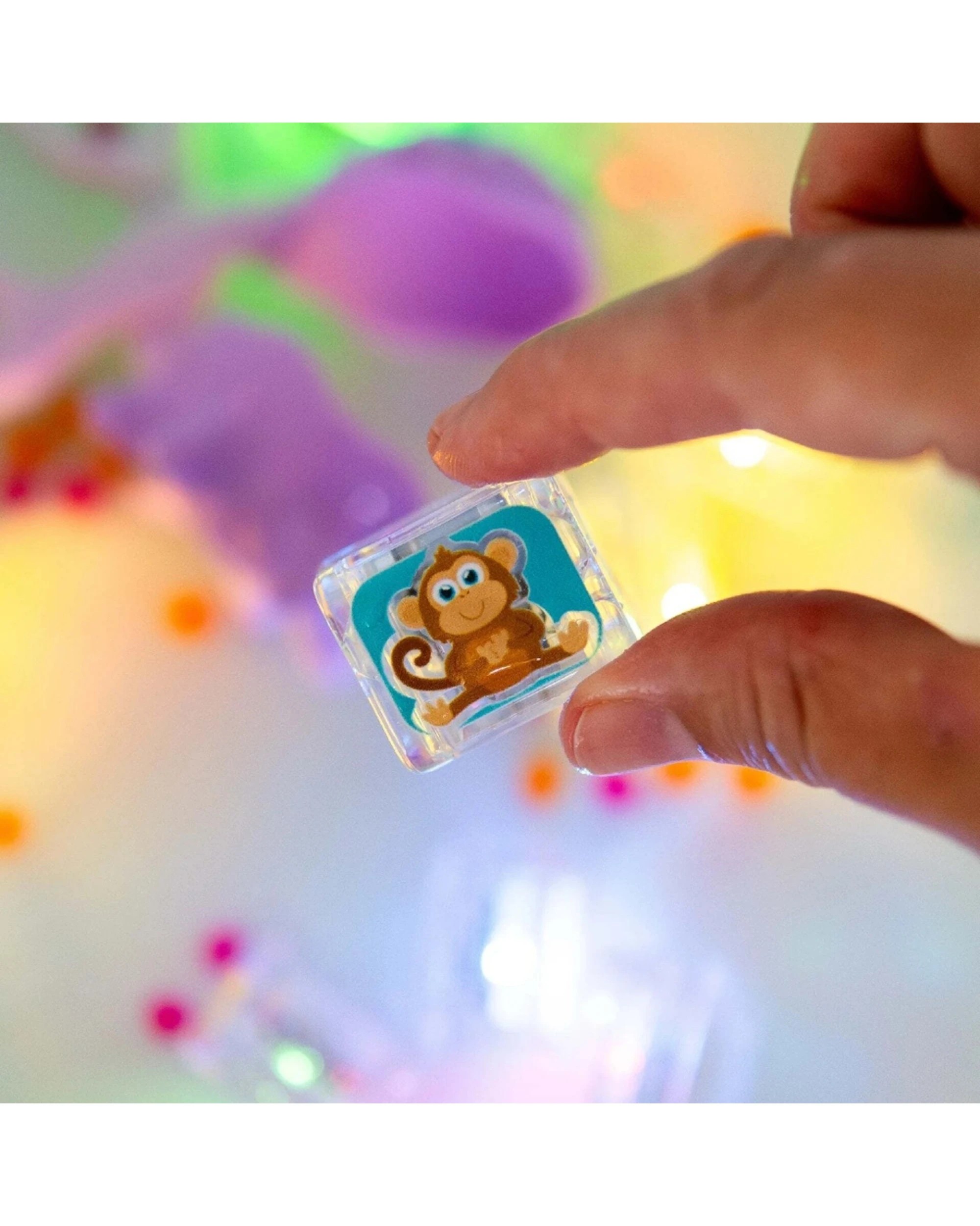 4 Glo Pals Limited Edition Light-Up Cubes 6 Pack Auto Themed Baby Bath Toy - Multi, 4 of 4
