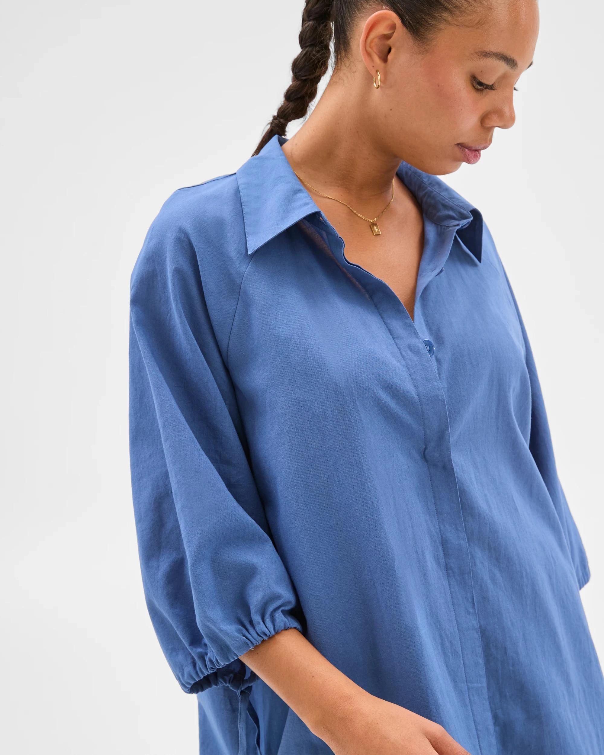 4 Target Resort Tie Shirt BLUE, 4 of 6