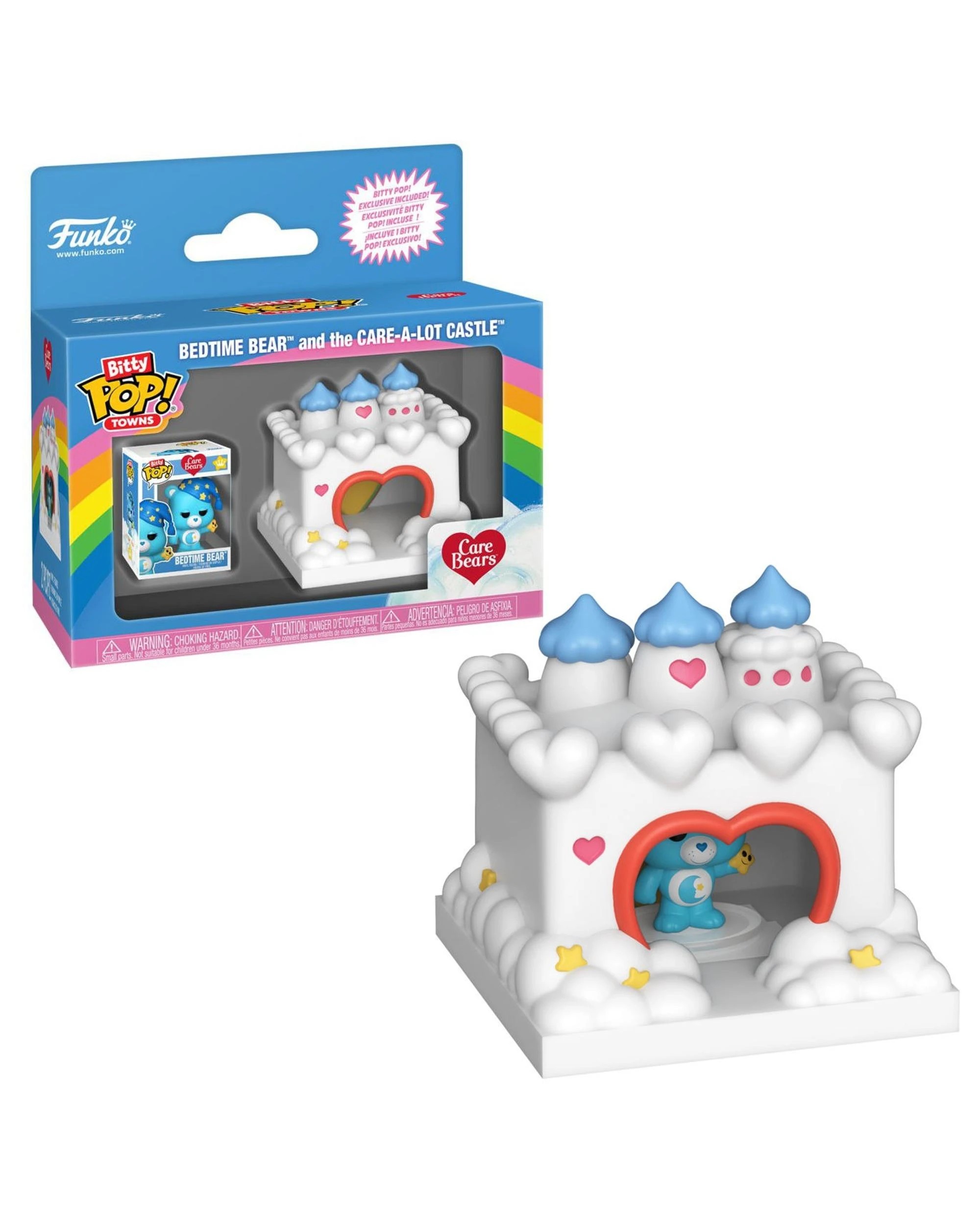 1 Care Bears Bedtime Bear and the Care-a-Lot Castle Bitty POP! Towns Funko POP! Vinyl, 1 of 4