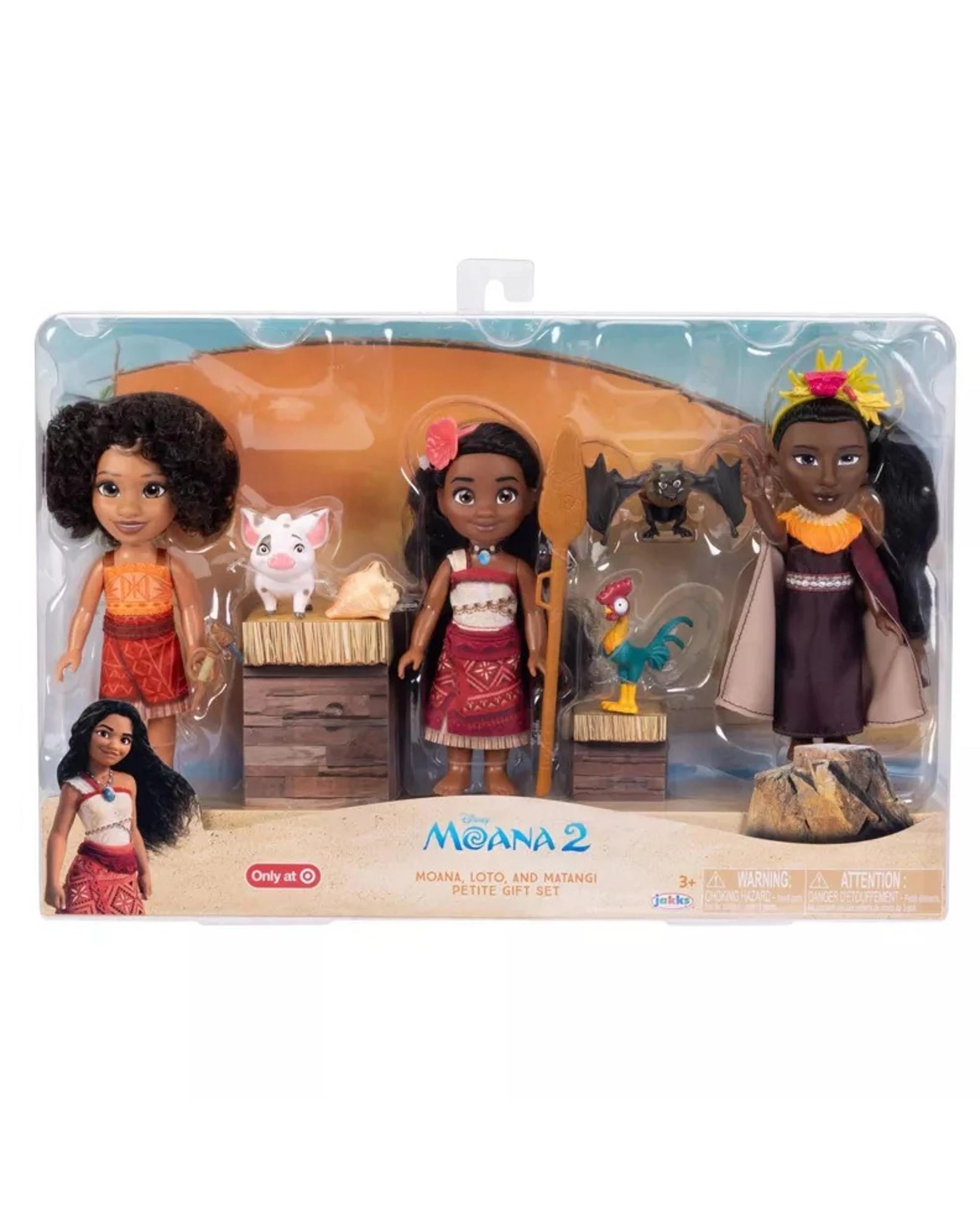 1 Moana 2 Moana Matangi and Loto 15cm Doll Petite Gift Set, 1 of 5