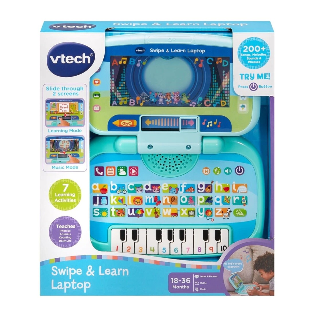 1 VTech Swipe & Learn Laptop, 1 of 6