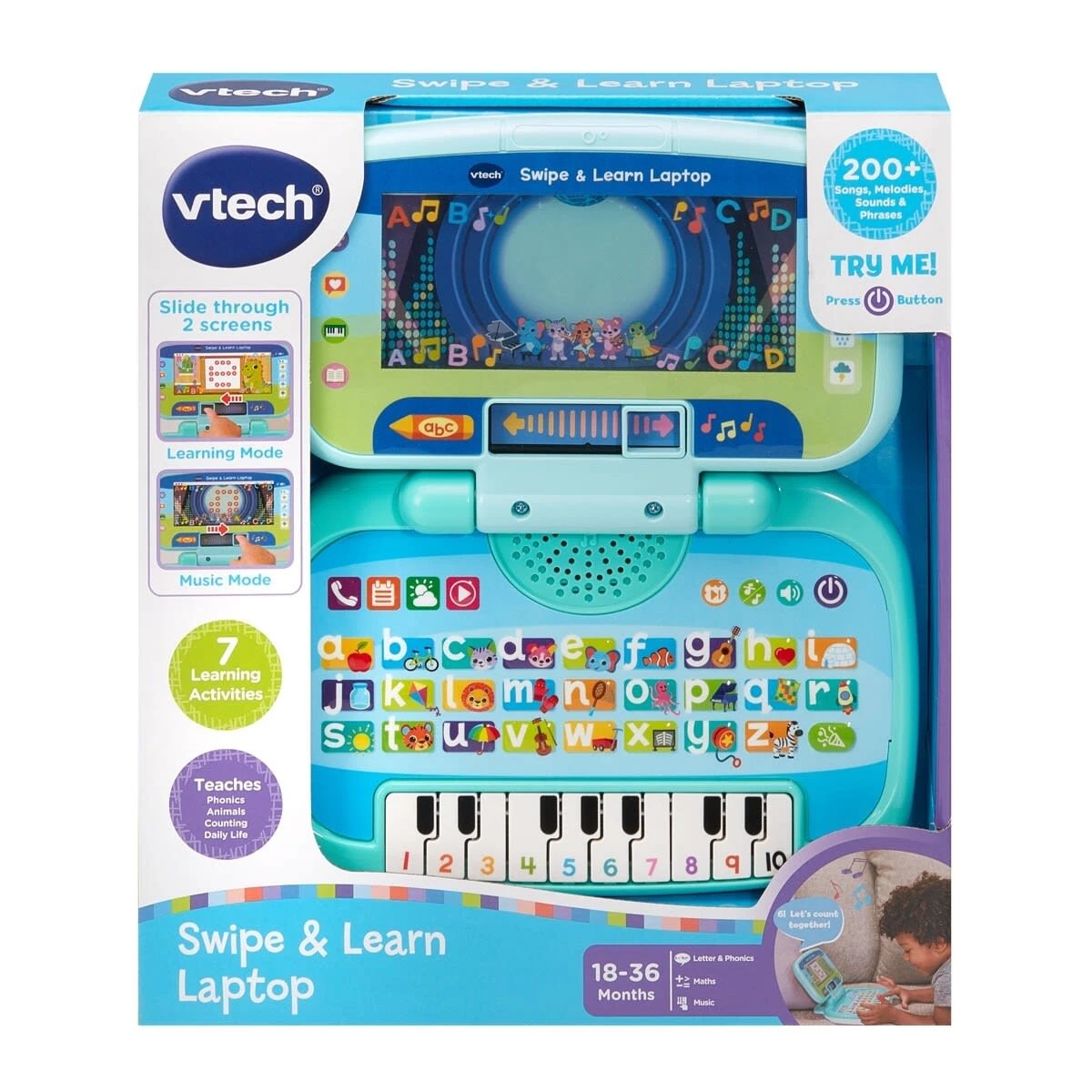 1 VTech Swipe & Learn Laptop, 1 of 6