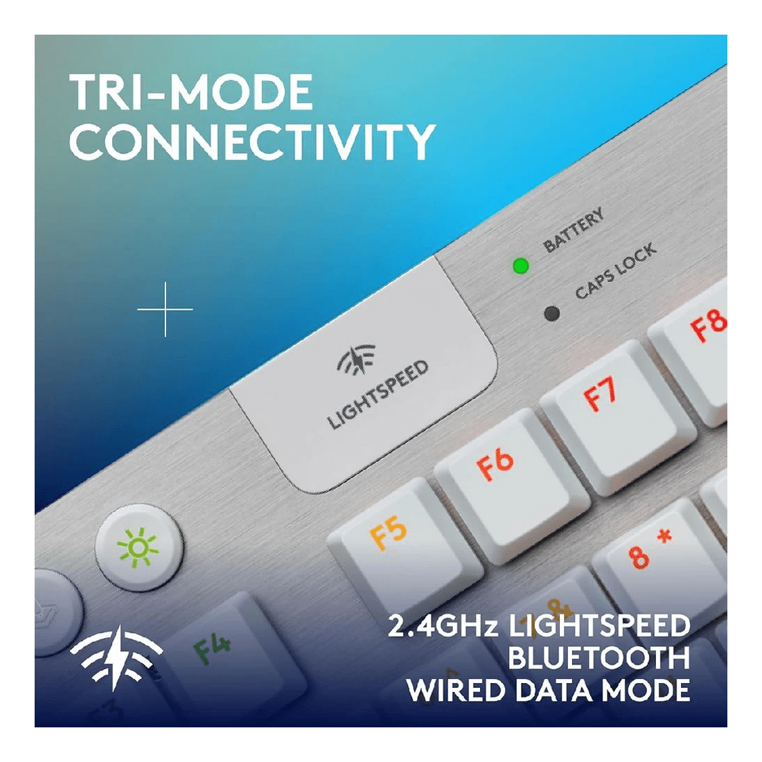 6 Logitech G G915 X TKL Wireless Gaming Keyboard White, 6 of 8