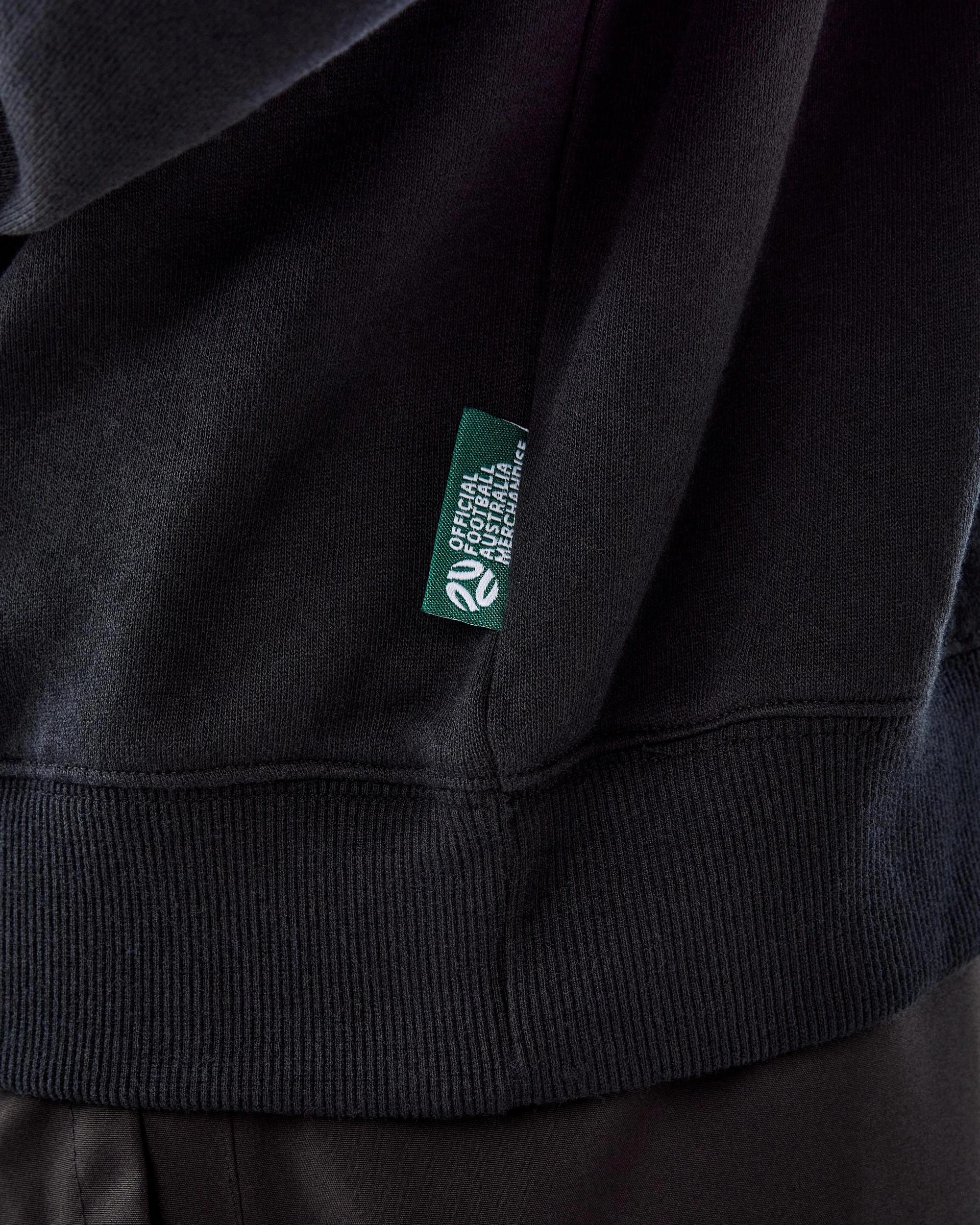 8 Socceroos Adult Hoodie Black, 8 of 9