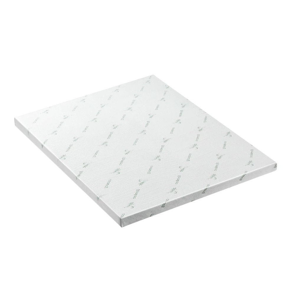 1 Giselle Bedding Memory Foam Mattress Topper Ventilated Cool Gel 8cm - Queen Bed - Blue, 1 of 7