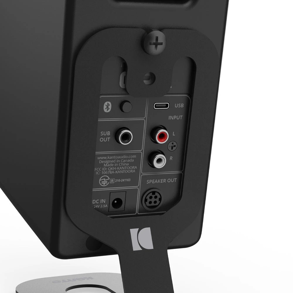 6 Kanto SU2 Kanto SU2 Rear-Mounted Desktop Stands for Uki and Ora - Pair - Black, 6 of 6